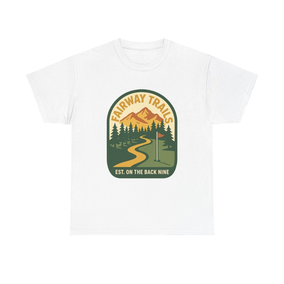 Retro golf graphic tee collection