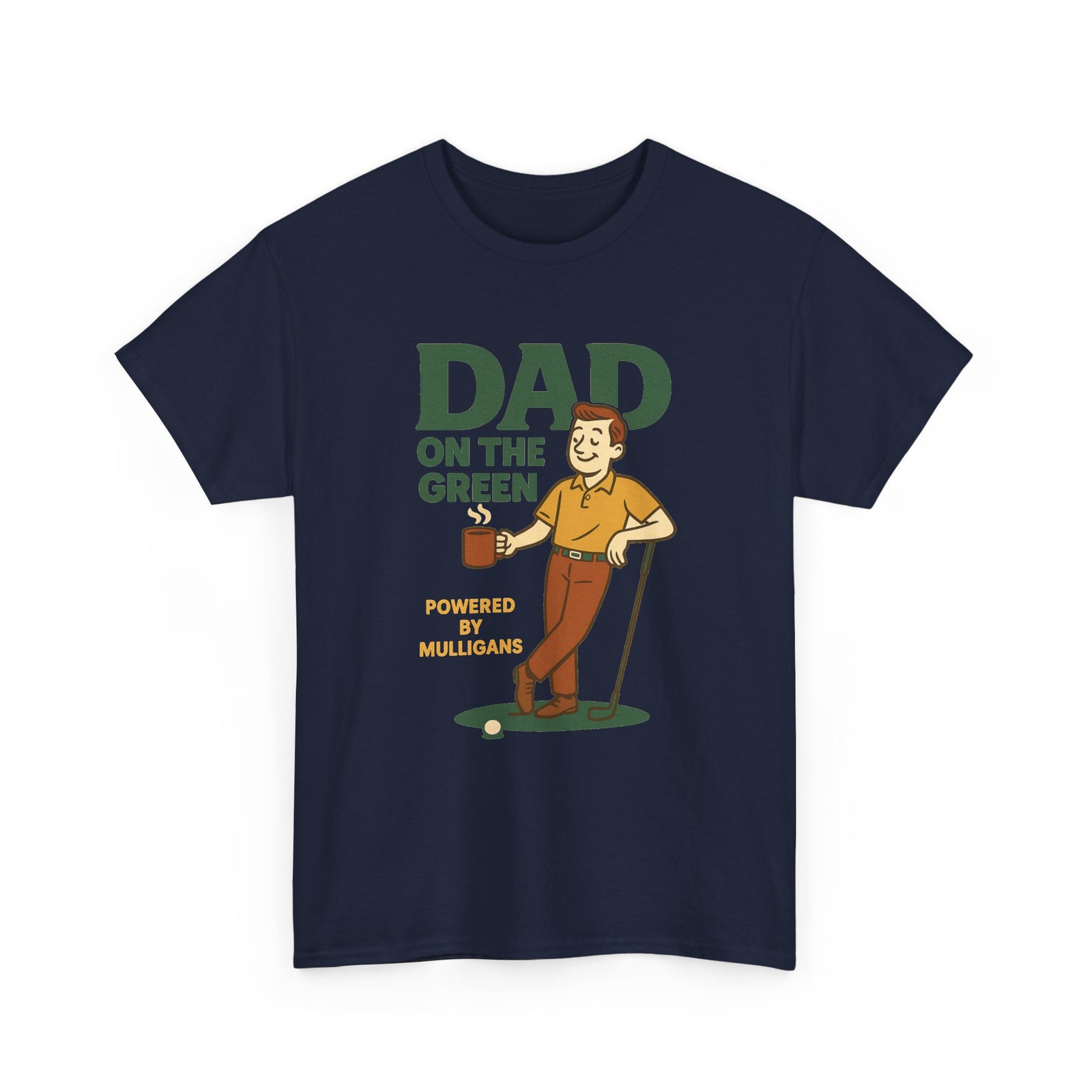 Par & Pine Dad on the Green Tee — Par & Pine original golf design, view 27