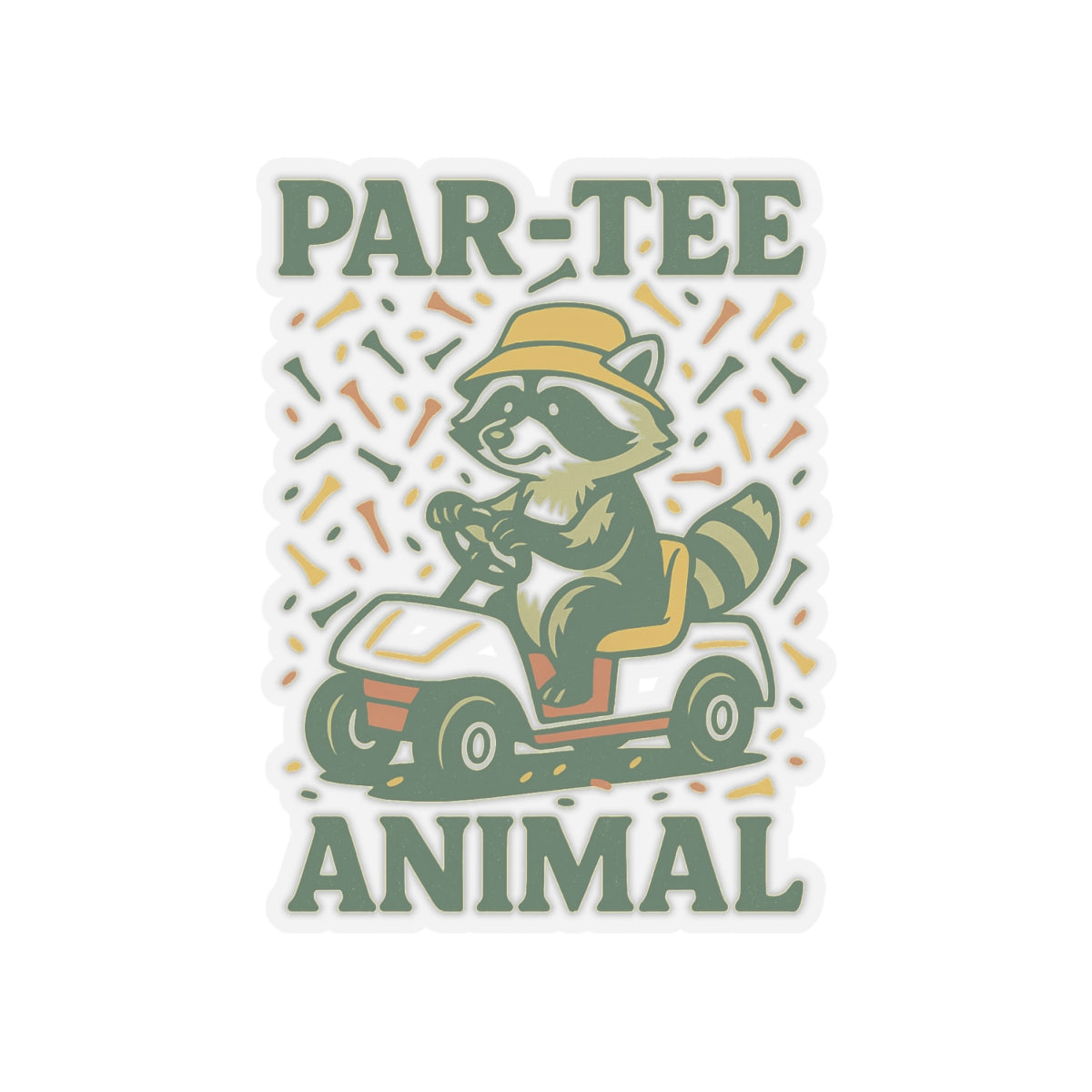 Par-Tee Animal Sticker — Par & Pine original golf design, view 5