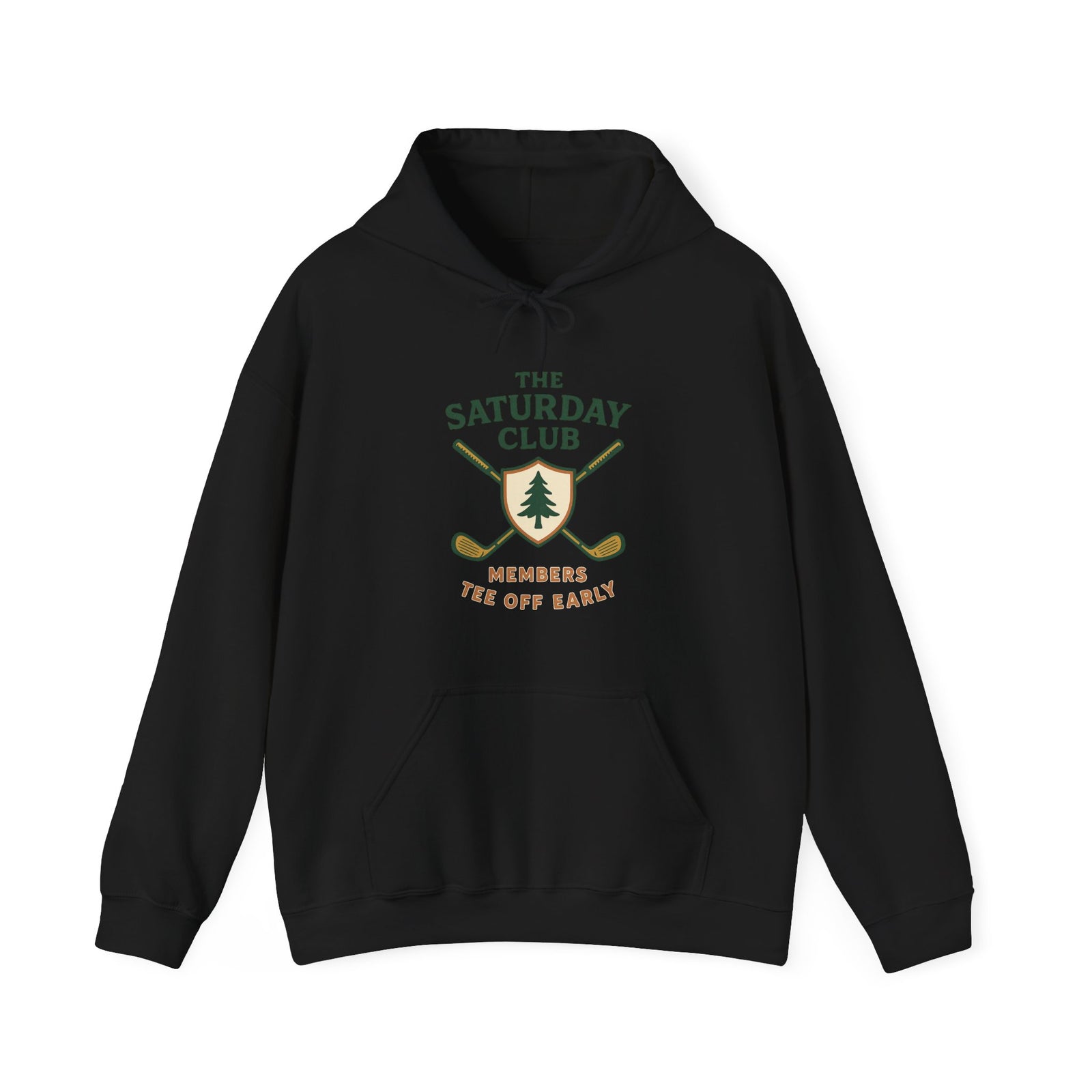Par & Pine Saturday Club Hoodie — Par & Pine original golf design, view 5
