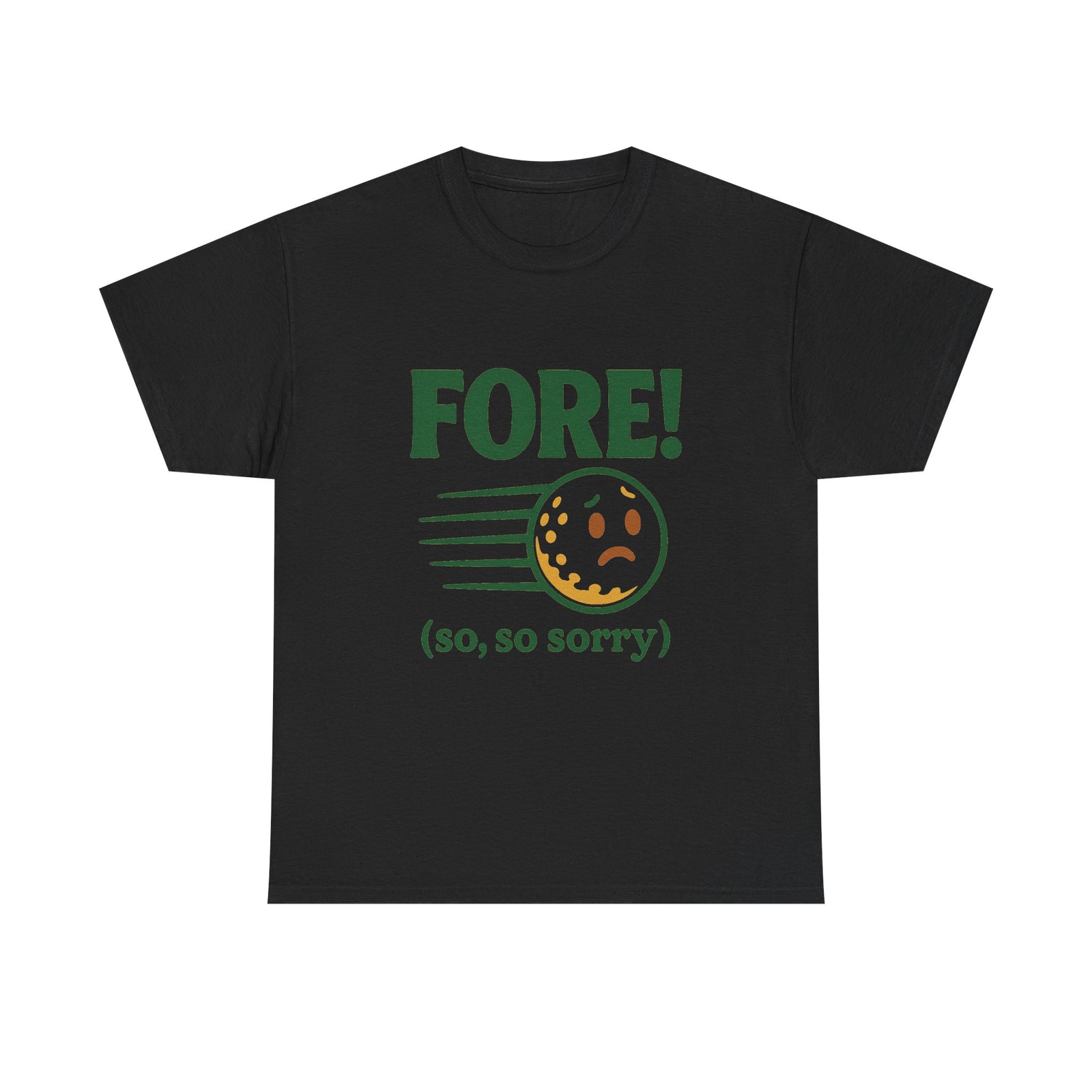 Fore! So Sorry Tee — Par & Pine original golf design, view 6