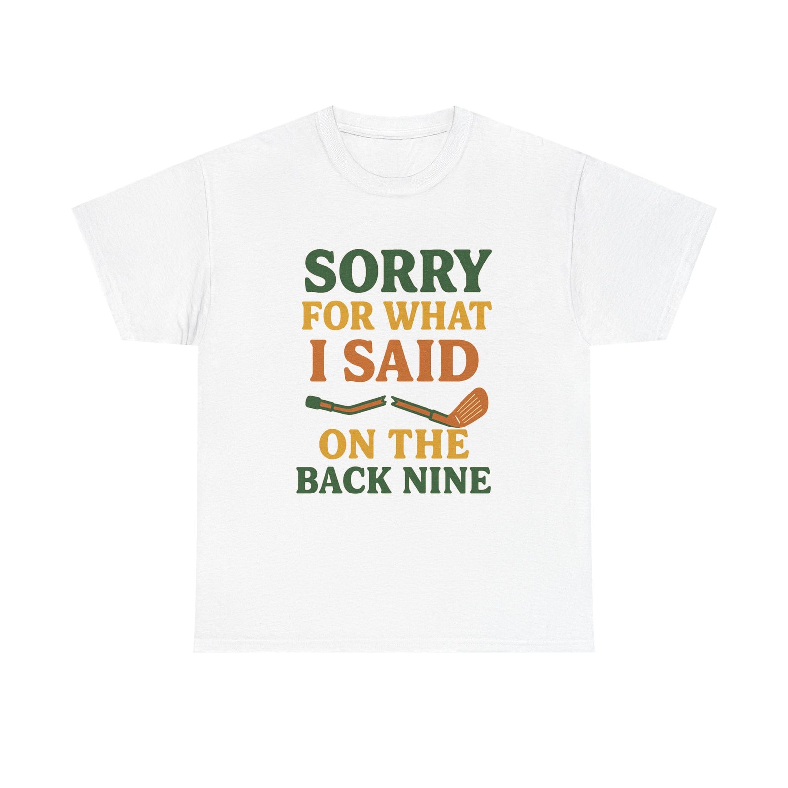 Sorry About the Back Nine Tee — Par & Pine original golf design, view 5