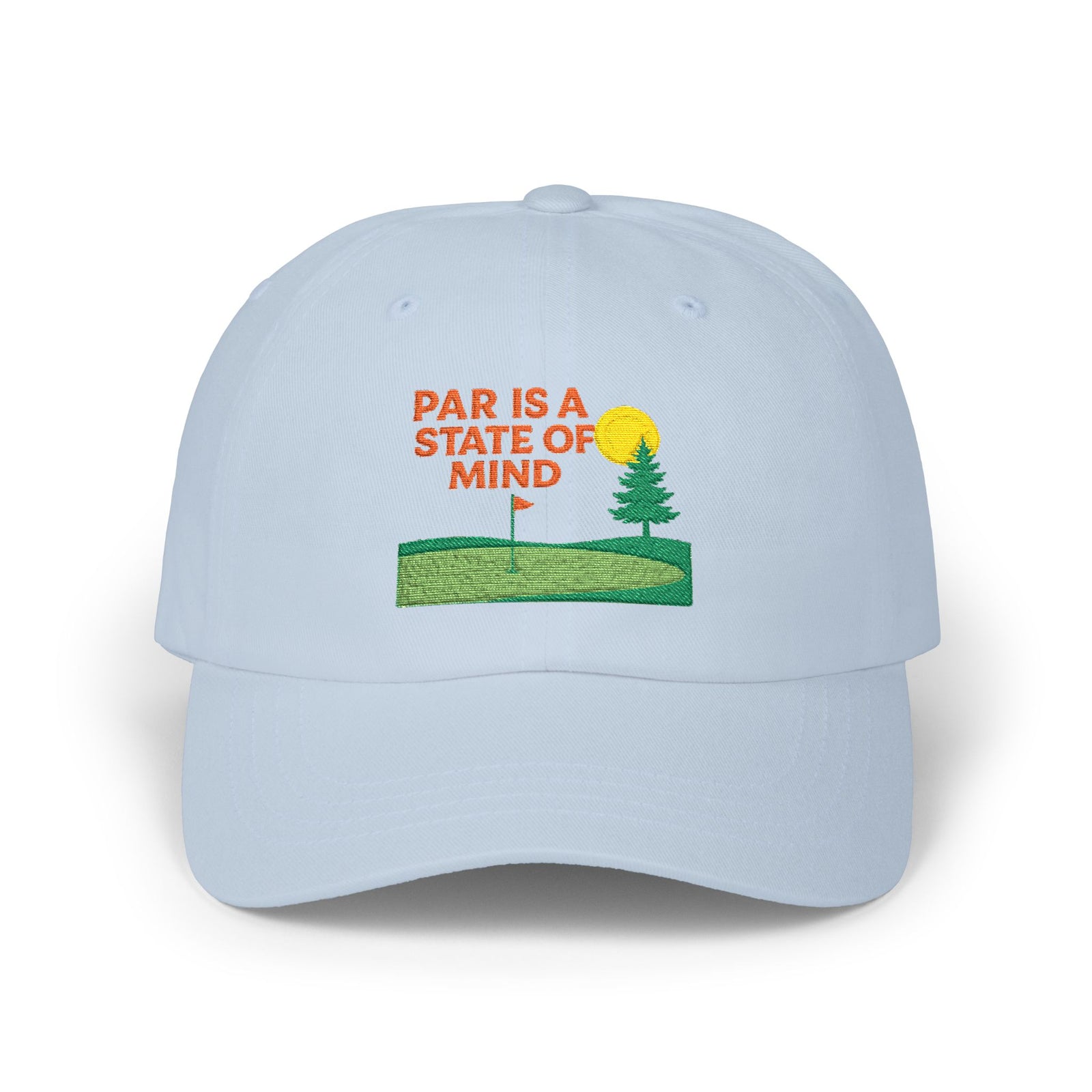 Par & Pine State of Mind Dad Cap — Par & Pine original golf design, view 10