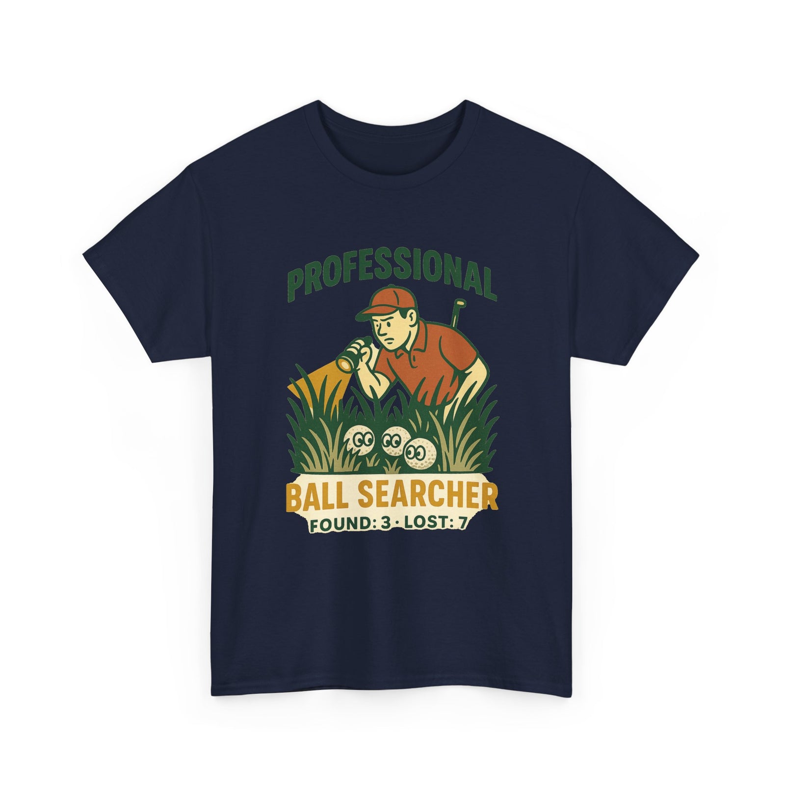 Professional Ball Searcher Tee — Par & Pine original golf design, view 27