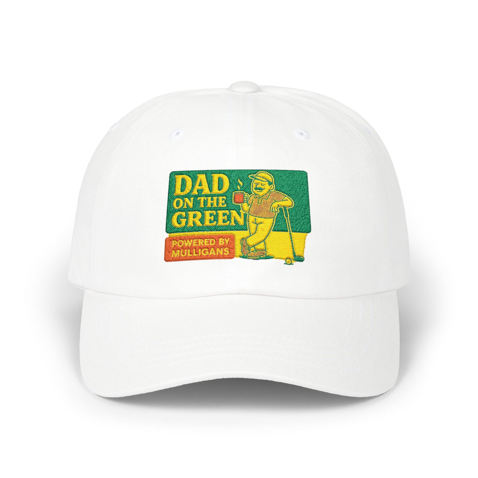 Par & Pine Dad on the Green Dad Cap — Par & Pine original golf design