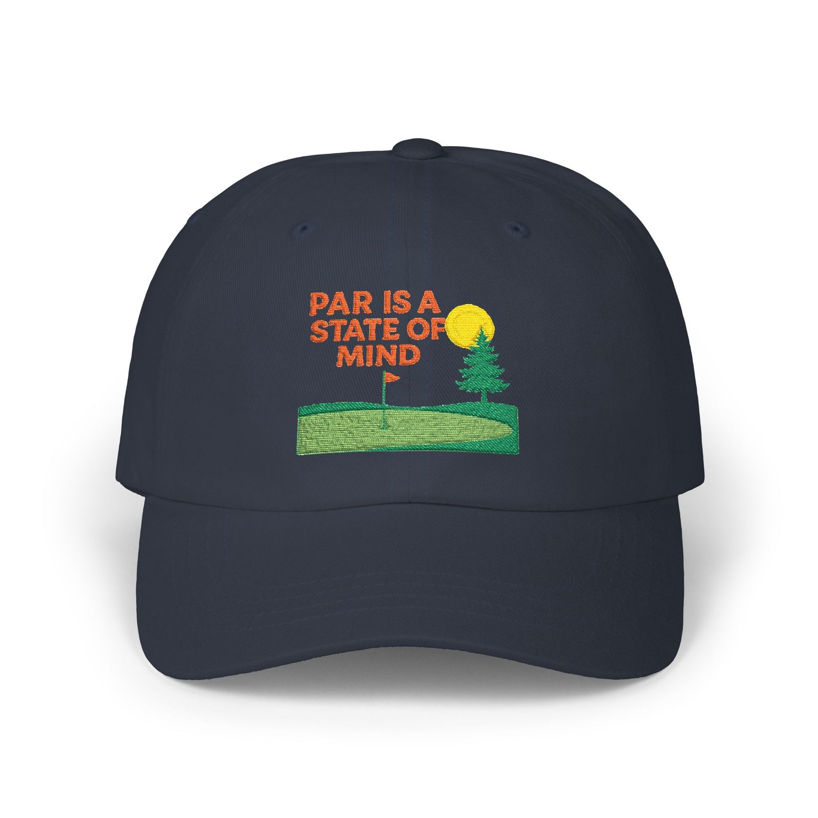 Par & Pine State of Mind Dad Cap — Par & Pine original golf design, view 11