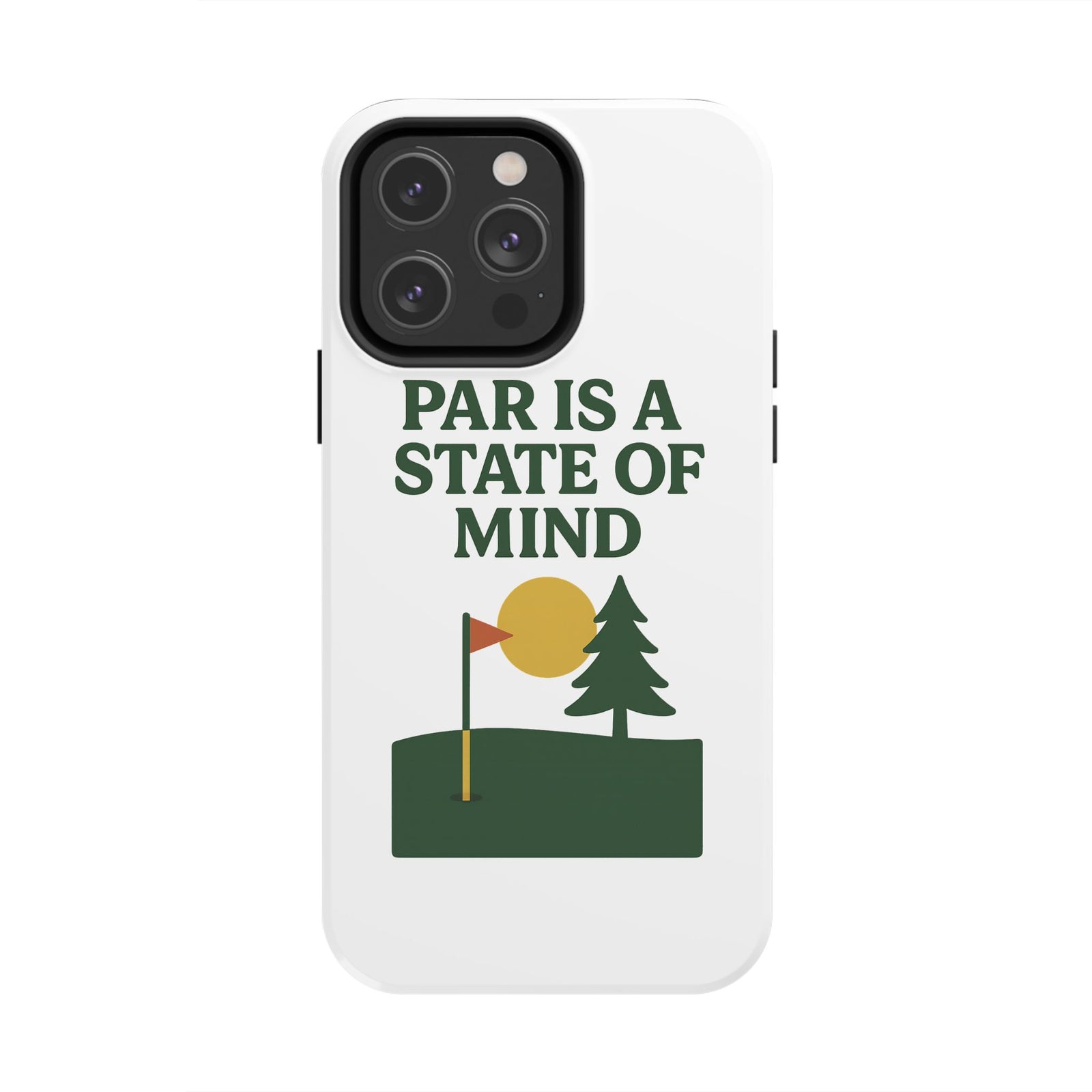 Par & Pine State of Mind Phone Case — Par & Pine original golf design, view 3