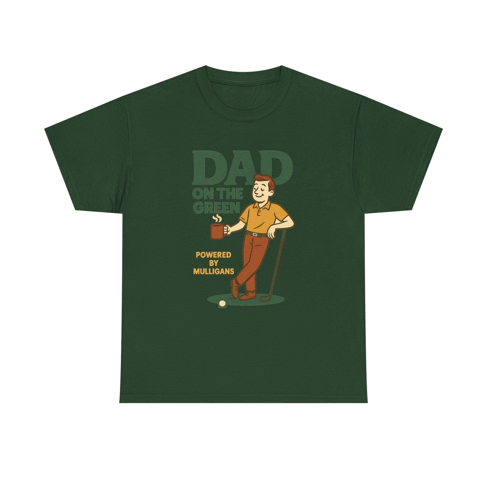 Par & Pine Dad on the Green Tee — Par & Pine original golf design, view 9