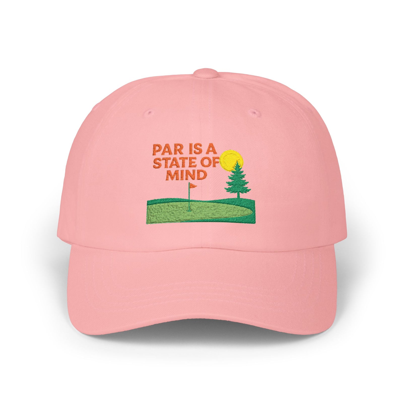 Par & Pine State of Mind Dad Cap — Par & Pine original golf design, view 14