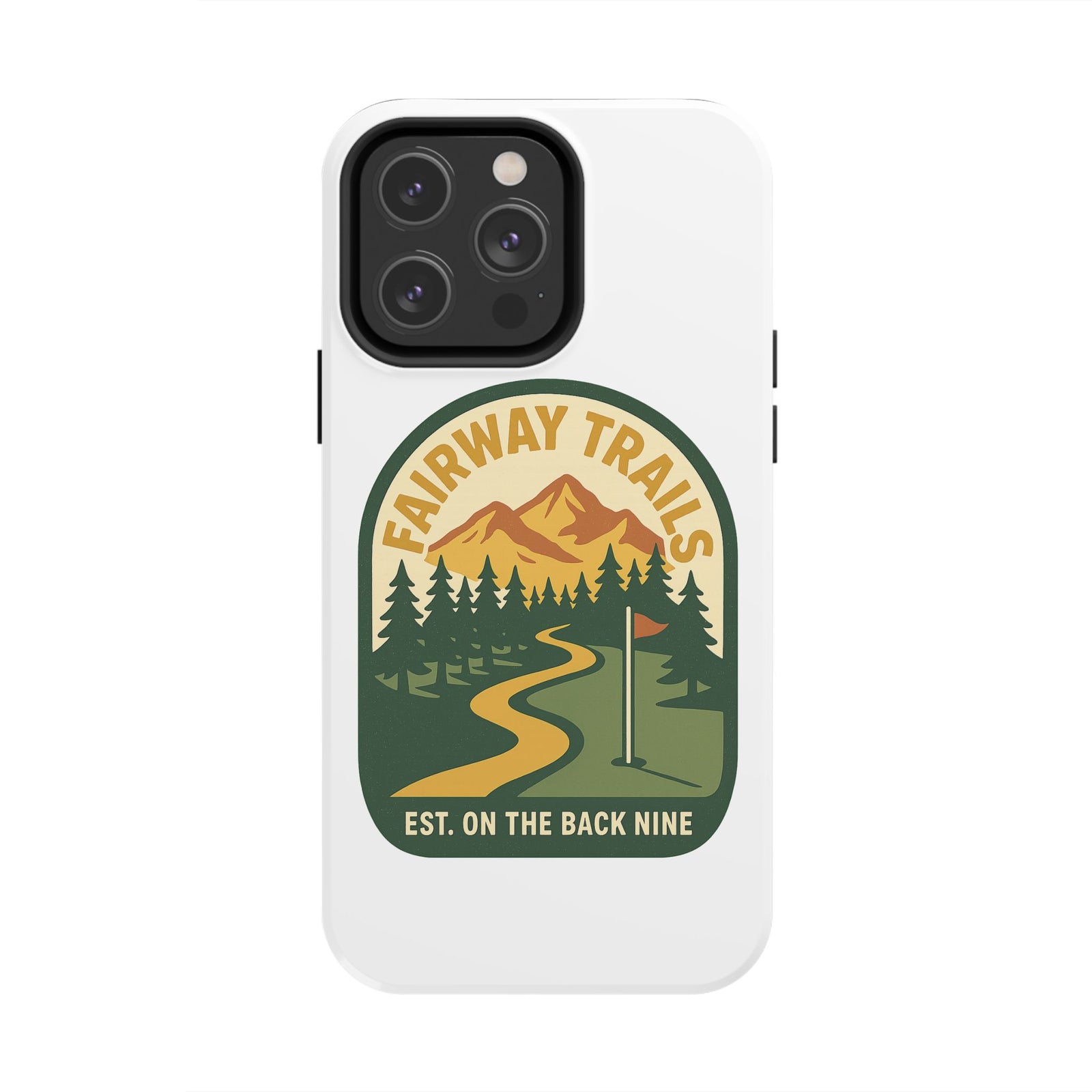 Par & Pine Fairway Trails Phone Case — Par & Pine original golf design, view 3