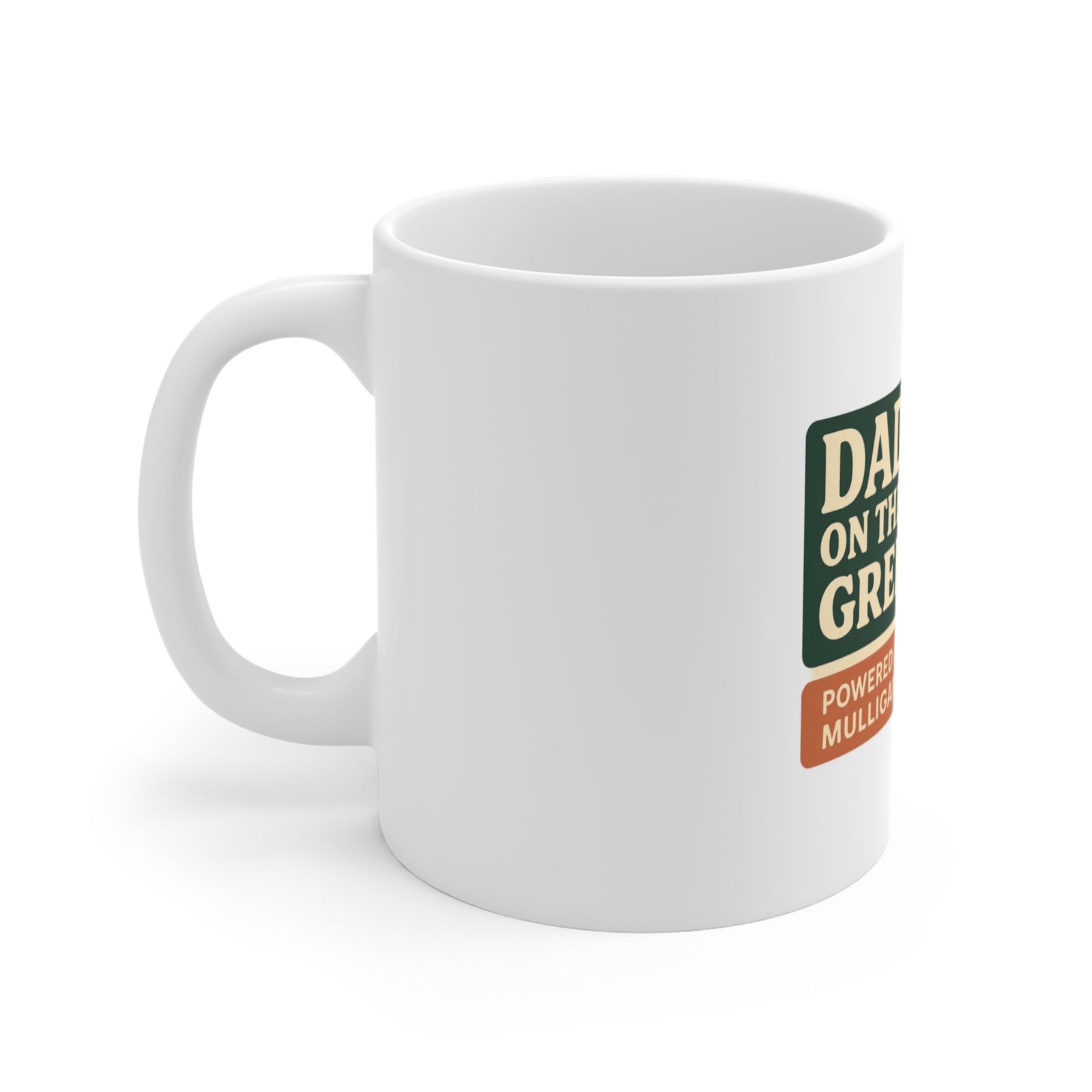 Par & Pine Dad on the Green Mug — Par & Pine original golf design, view 2