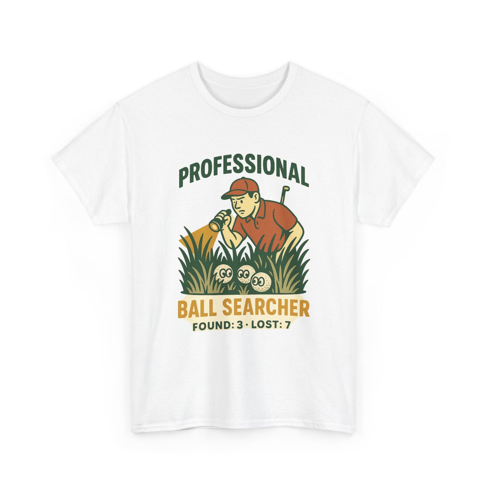 Professional Ball Searcher Tee — Par & Pine original golf design, view 12