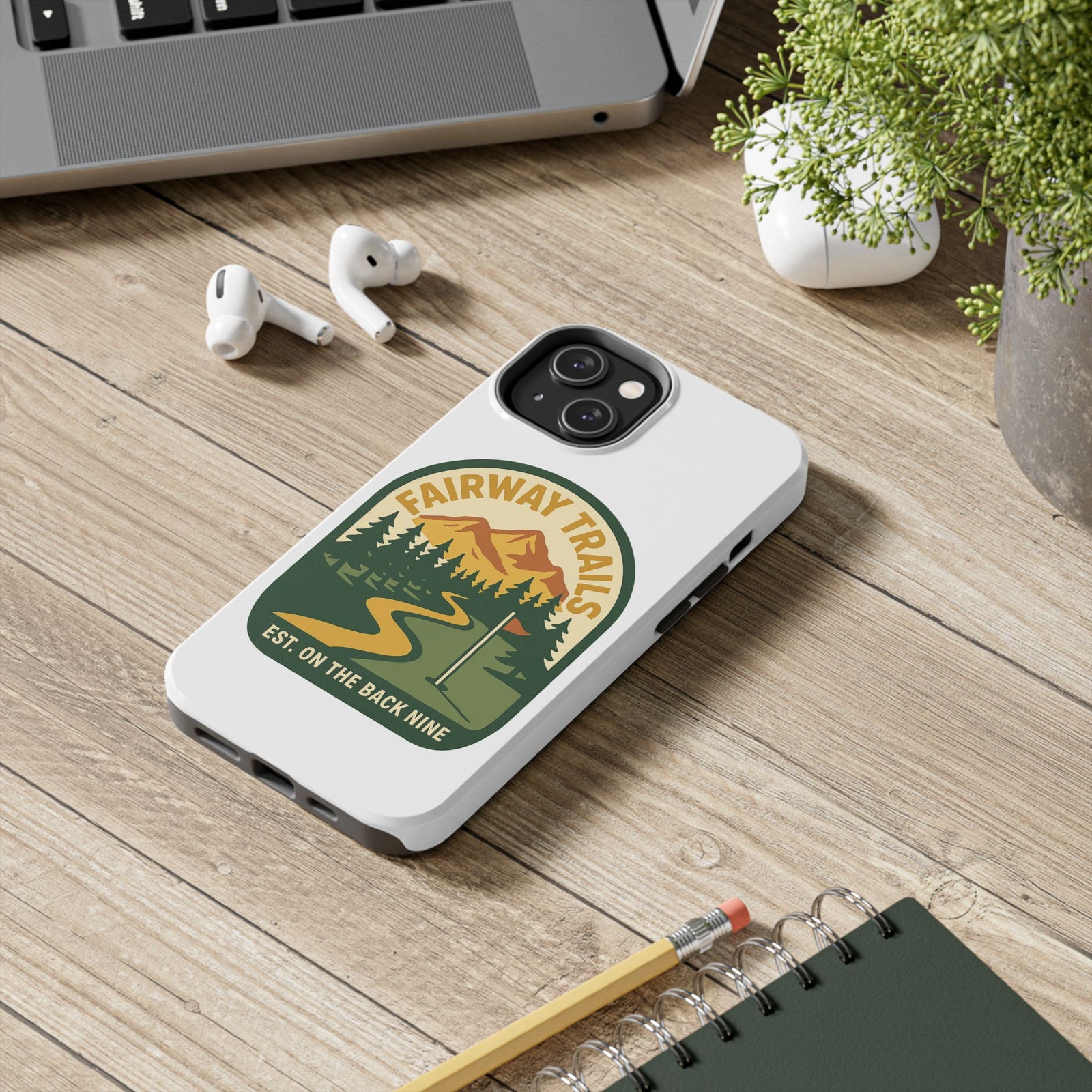 Par & Pine Fairway Trails Phone Case — Par & Pine original golf design, view 21
