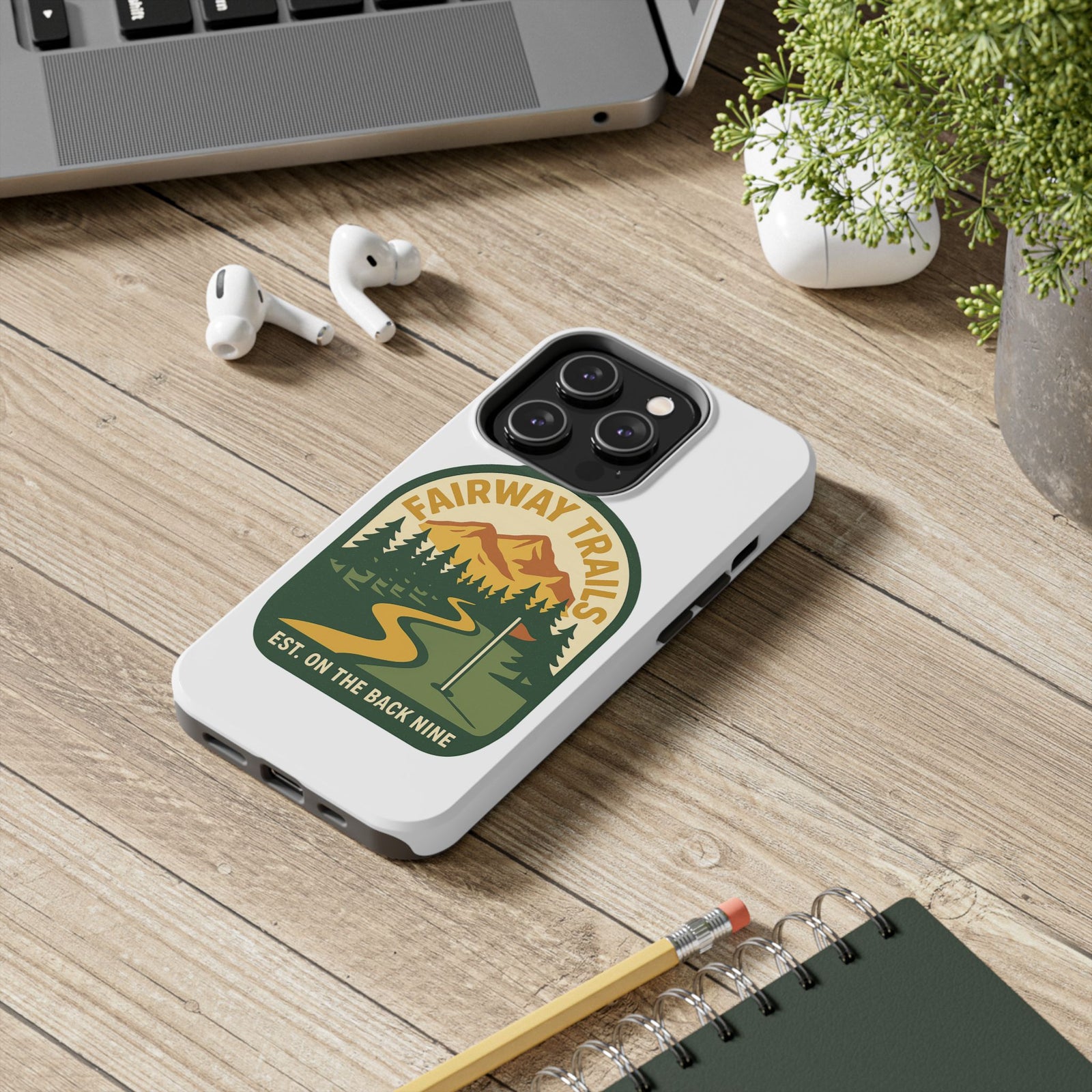 Par & Pine Fairway Trails Phone Case — Par & Pine original golf design, view 23