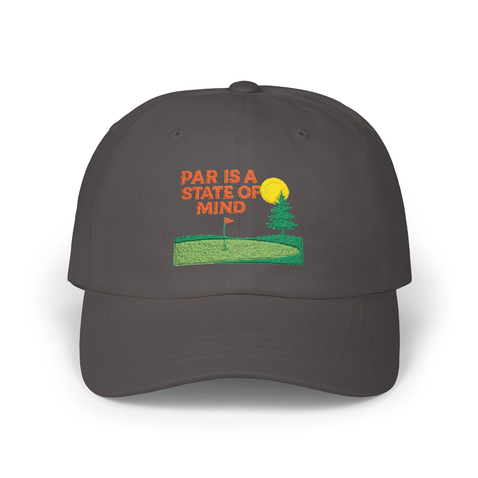Par & Pine State of Mind Dad Cap — Par & Pine original golf design, view 13