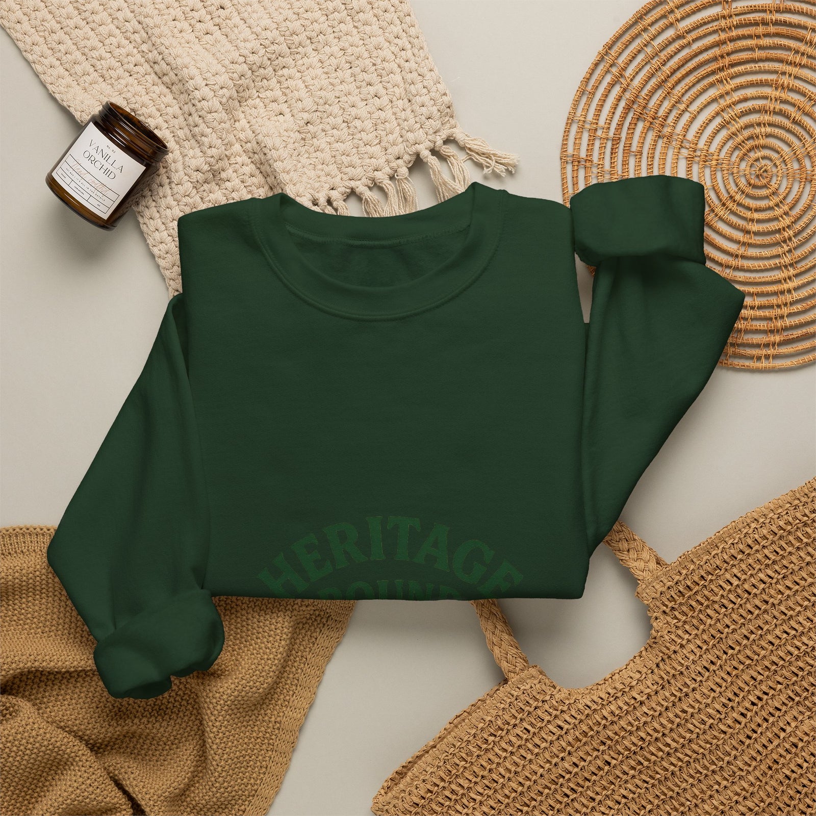 Par & Pine Heritage Round Crewneck — Par & Pine original golf design, view 17