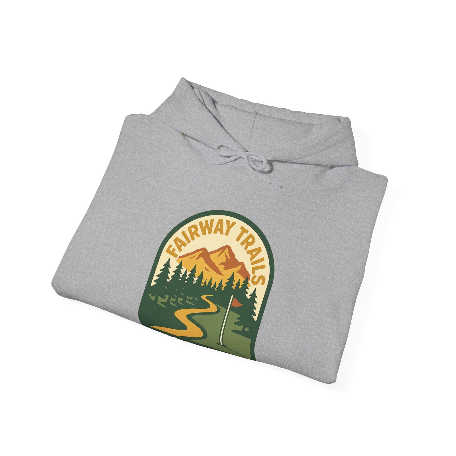 Par & Pine Fairway Trails Hoodie — Par & Pine original golf design, view 14