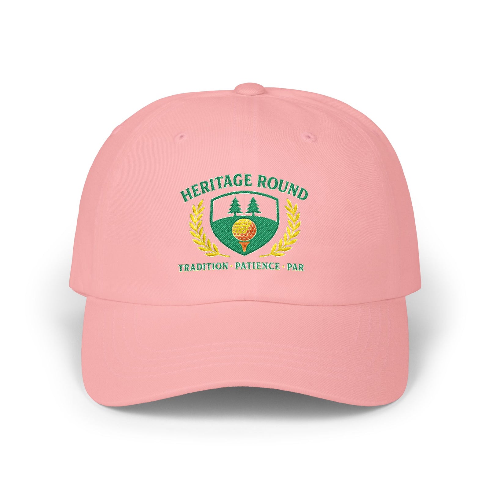 Par & Pine Heritage Round Dad Cap — Par & Pine original golf design, view 10