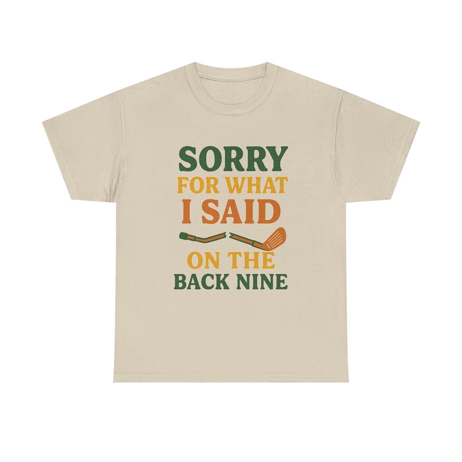 Sorry About the Back Nine Tee — Par & Pine original golf design, view 7