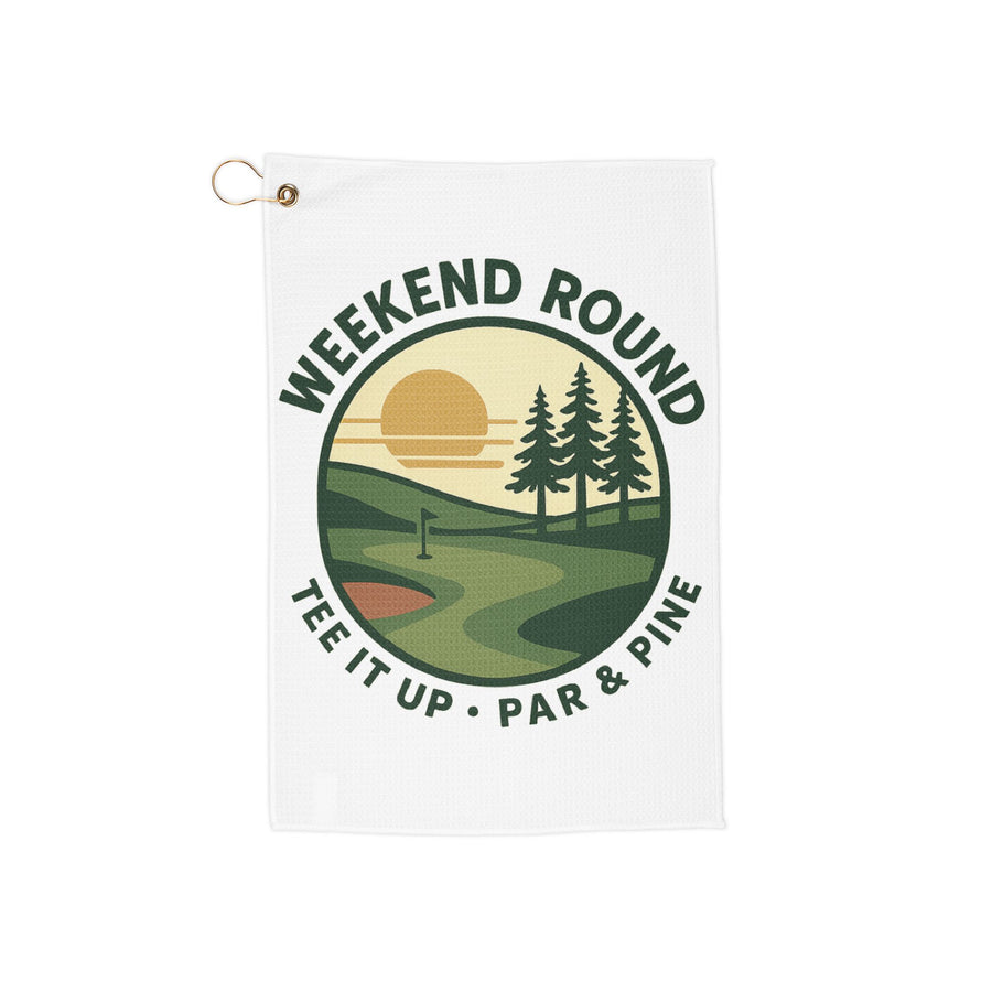 Par & Pine Weekend Round Golf Towel — Par & Pine original golf design