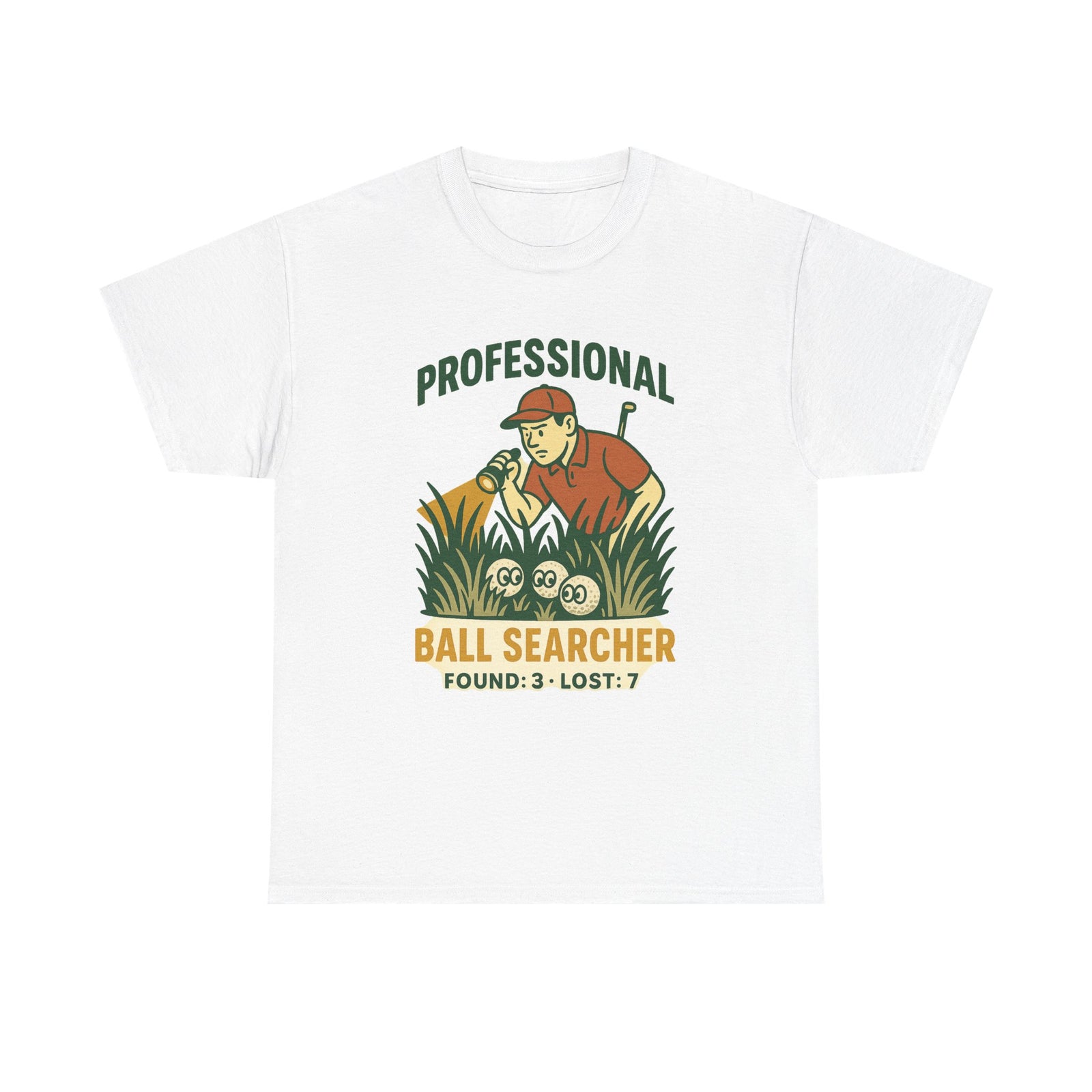 Professional Ball Searcher Tee — Par & Pine original golf design, view 5