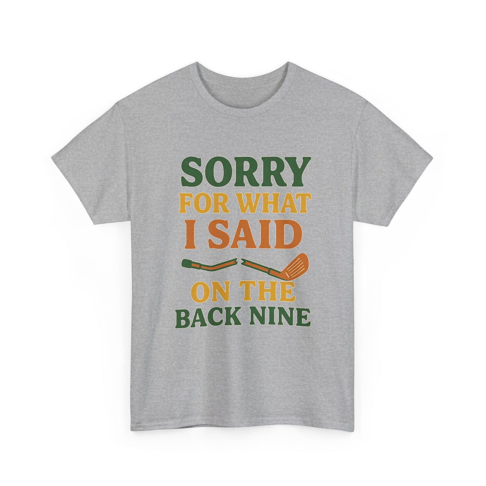 Sorry About the Back Nine Tee — Par & Pine original golf design, view 21