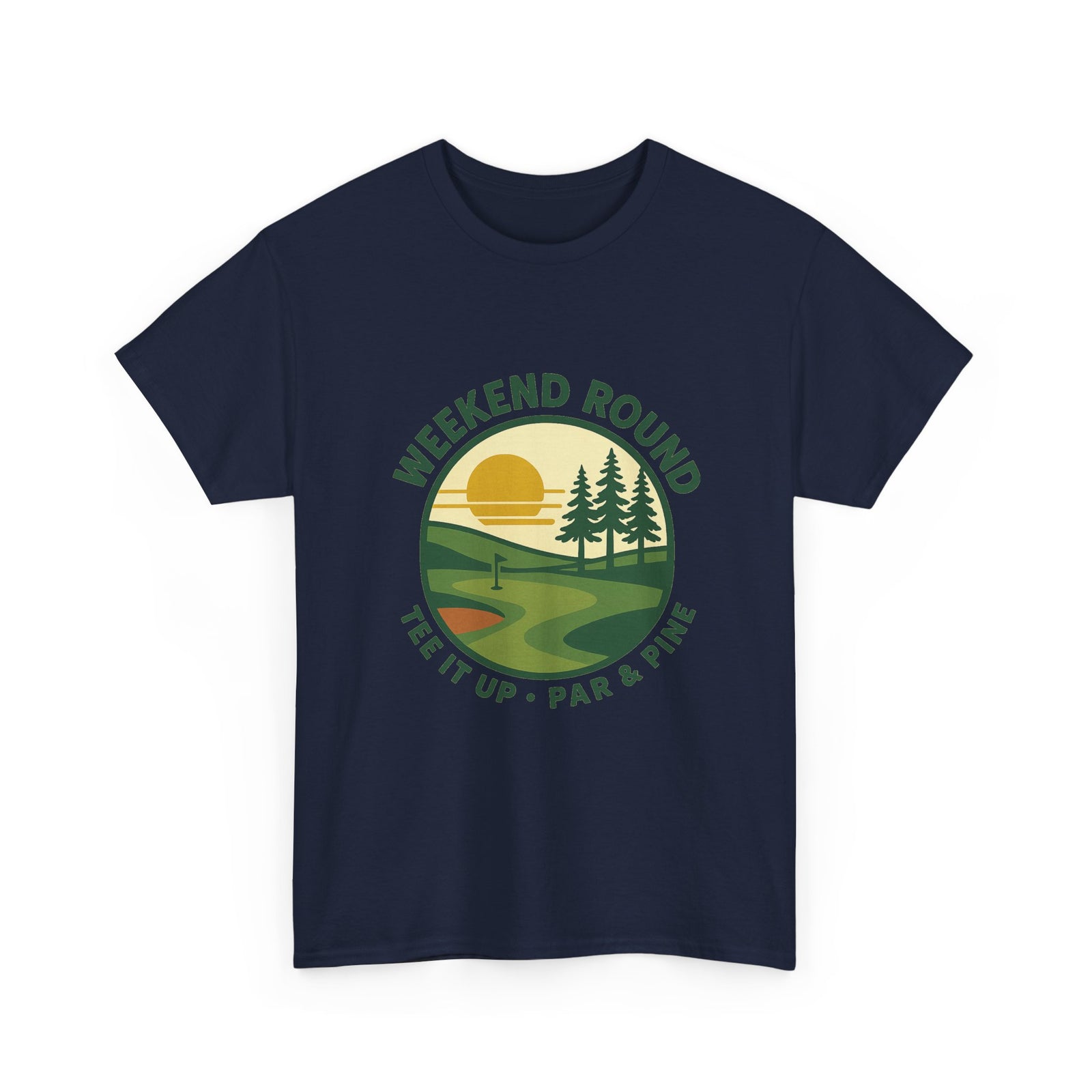 Par & Pine Weekend Round Tee — Par & Pine original golf design, view 27
