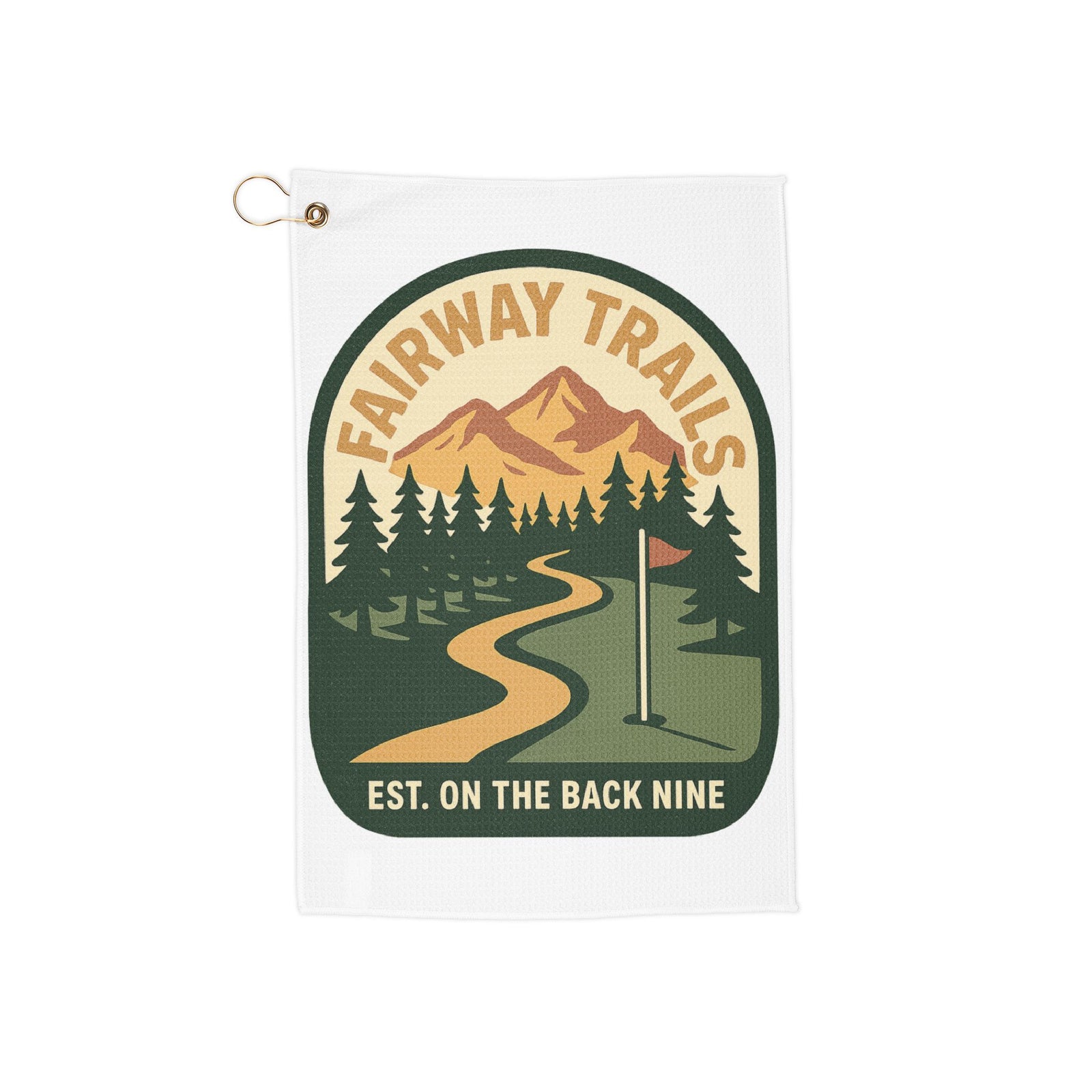 Par & Pine Fairway Trails Golf Towel — Par & Pine original golf design