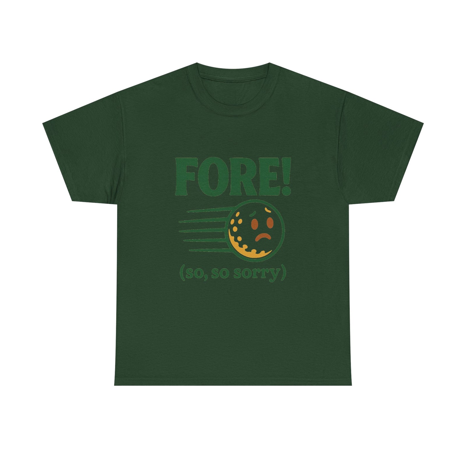 Fore! So Sorry Tee — Par & Pine original golf design, view 9