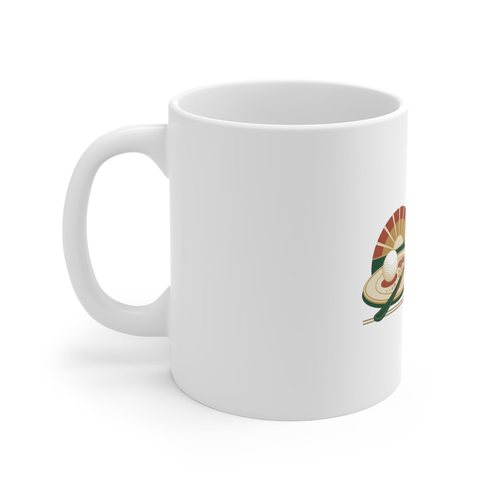 Breakfast Ball Mug — original Par & Pine golf design