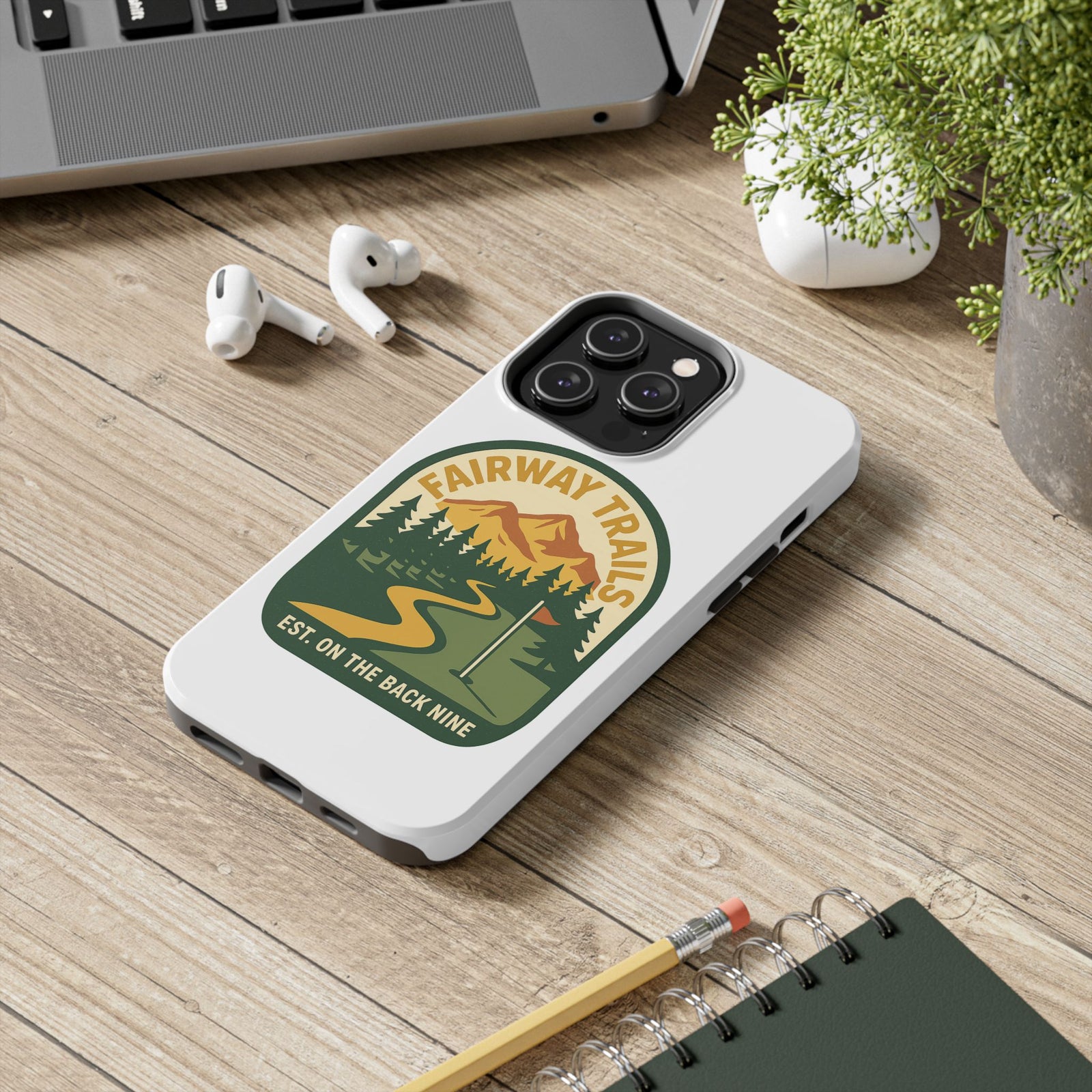 Par & Pine Fairway Trails Phone Case — Par & Pine original golf design, view 25