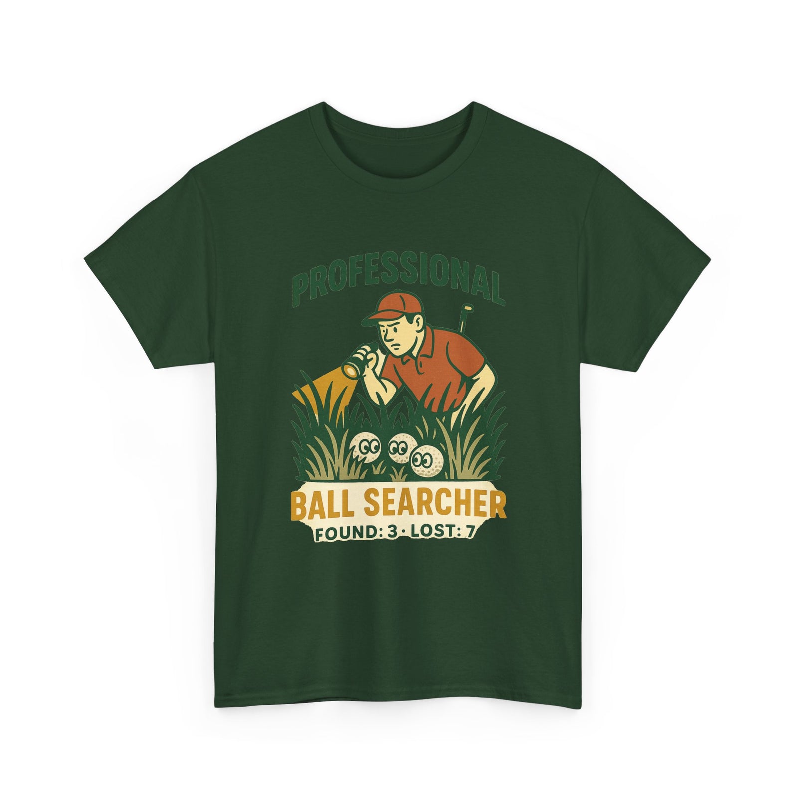 Professional Ball Searcher Tee — Par & Pine original golf design, view 24