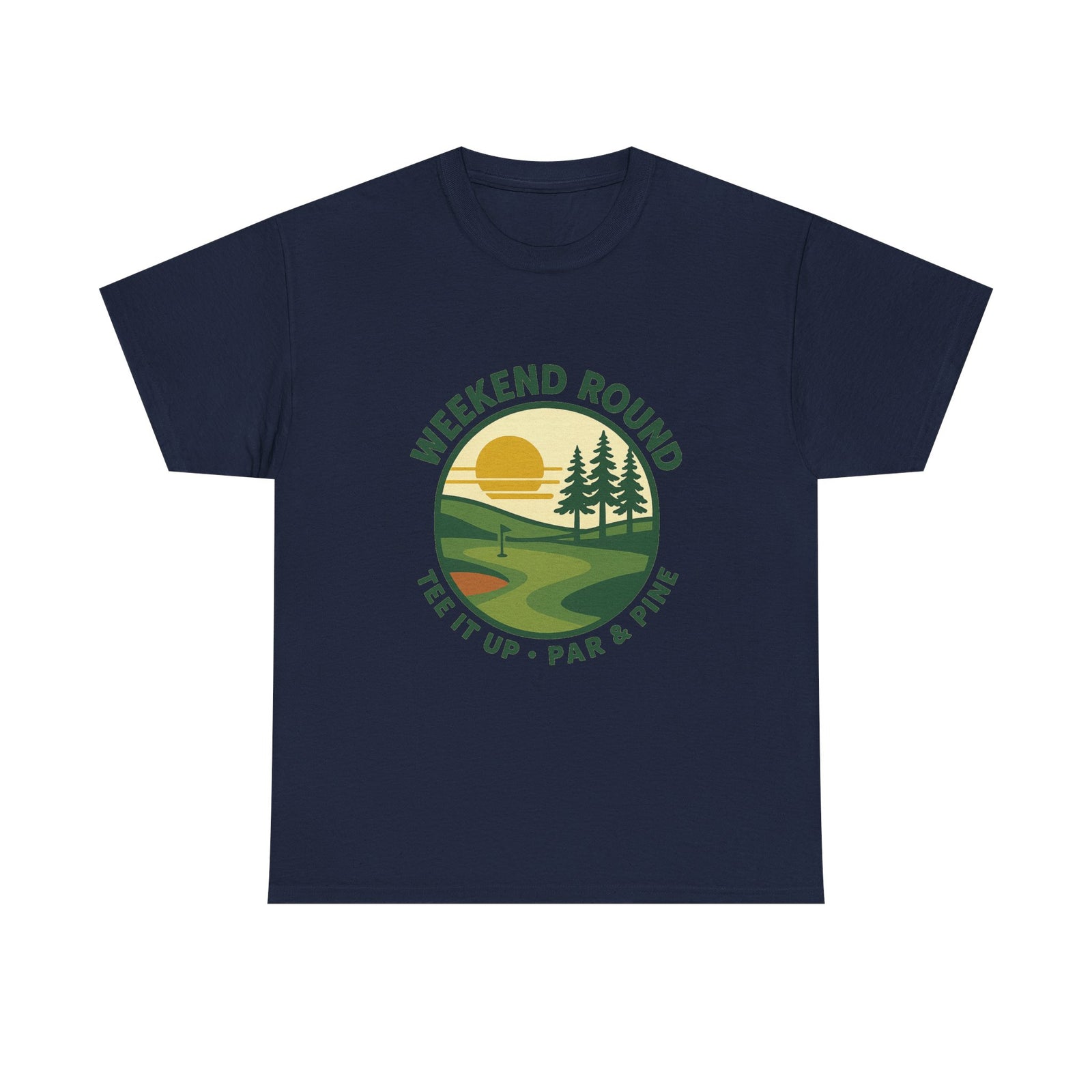 Par & Pine Weekend Round Tee — Par & Pine original golf design, view 10