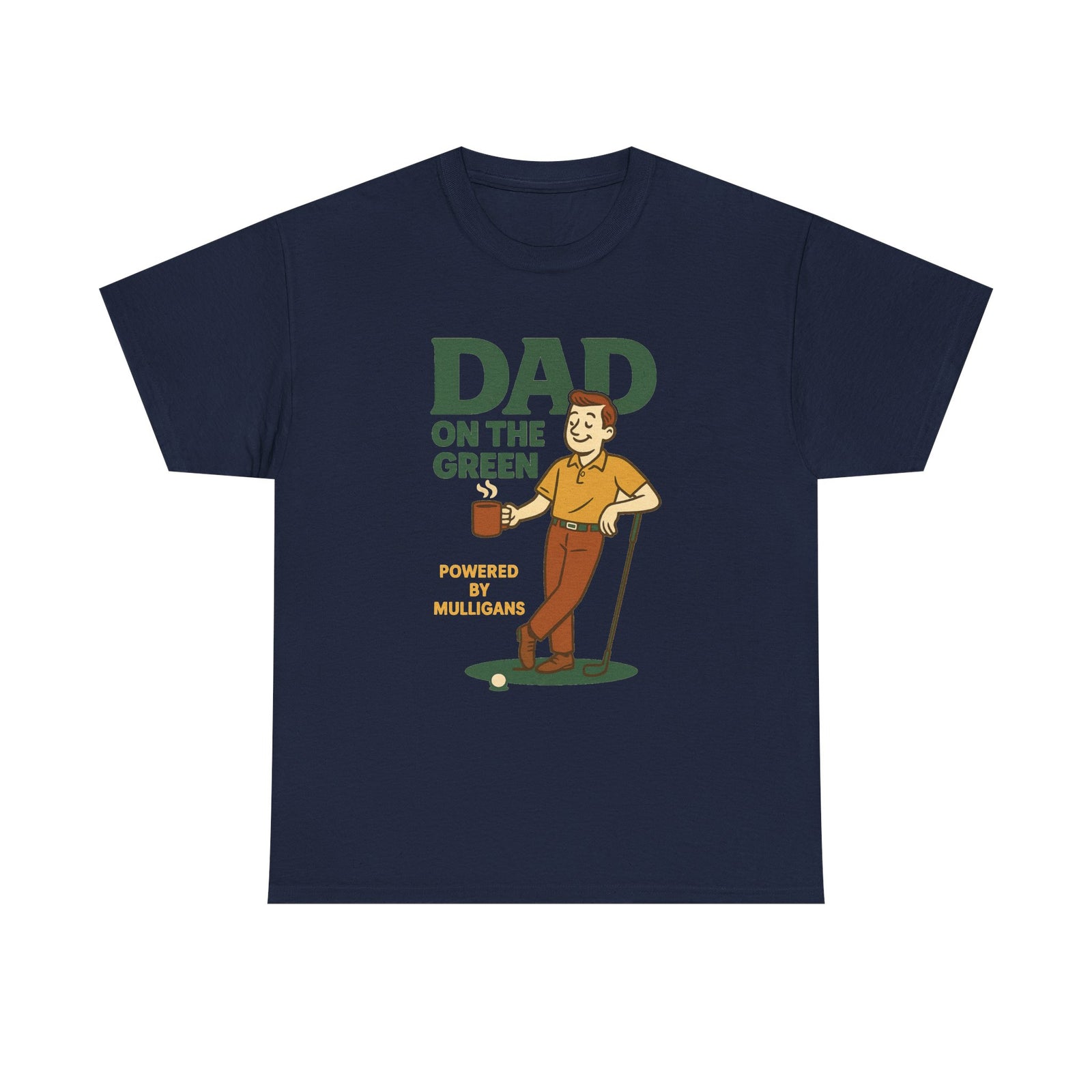 Par & Pine Dad on the Green Tee — Par & Pine original golf design, view 10