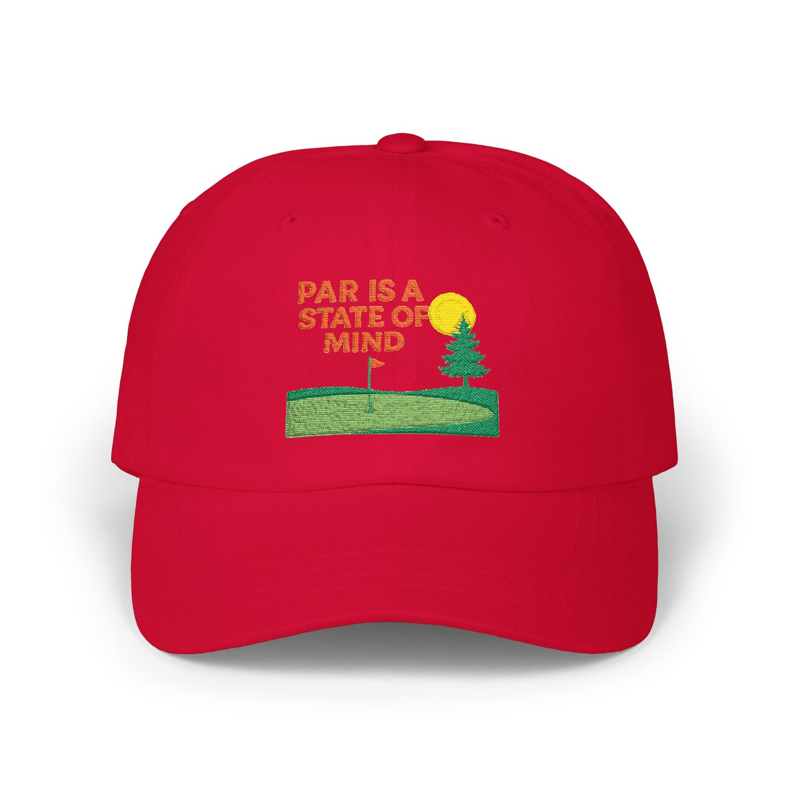 Par & Pine State of Mind Dad Cap — Par & Pine original golf design, view 15