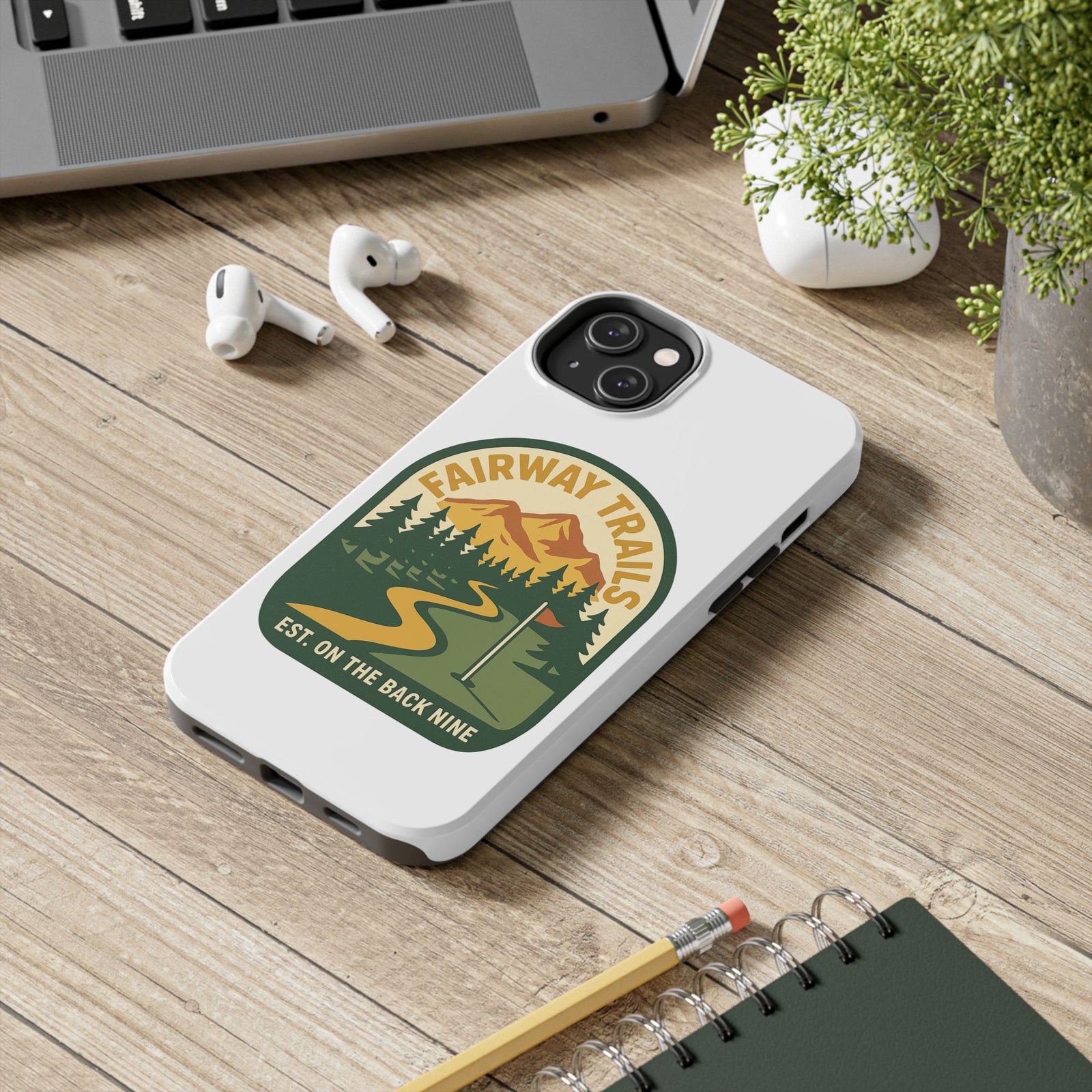 Par & Pine Fairway Trails Phone Case — Par & Pine original golf design, view 27