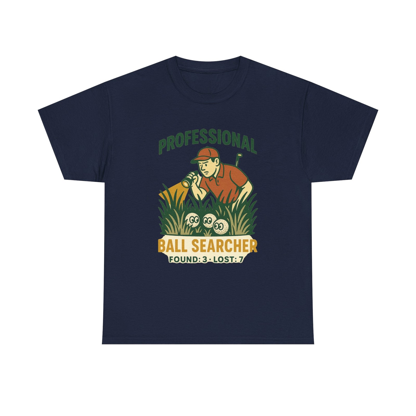 Professional Ball Searcher Tee — Par & Pine original golf design, view 10