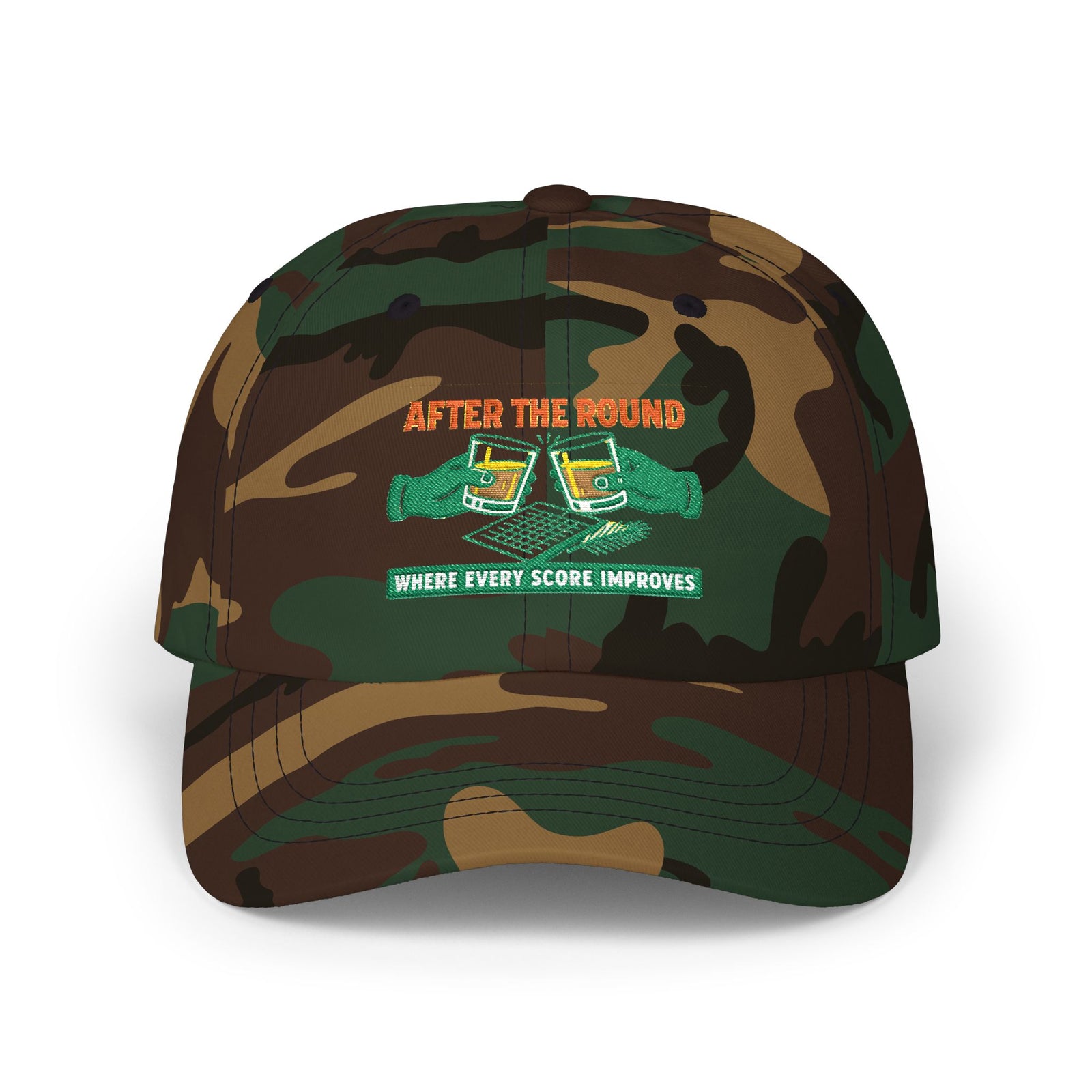 Par & Pine After the Round Dad Cap — Par & Pine original golf design, view 4