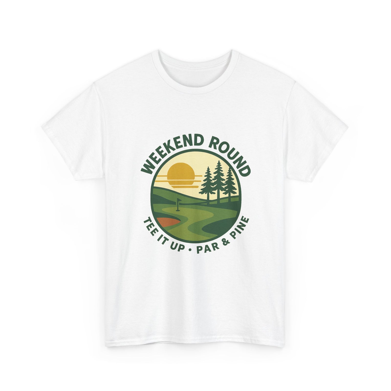 Par & Pine Weekend Round Tee — Par & Pine original golf design, view 12