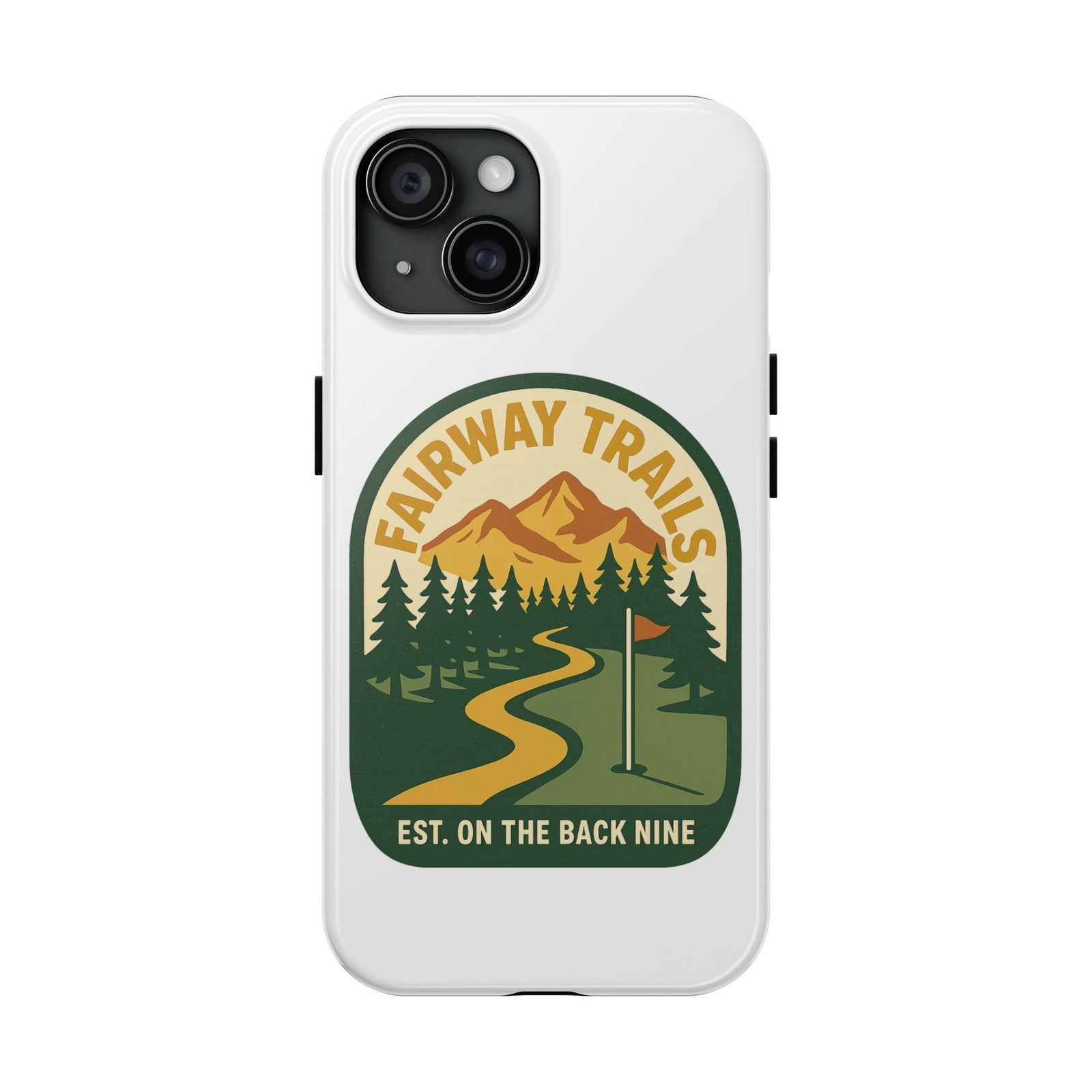 Par & Pine Fairway Trails Phone Case — Par & Pine original golf design, view 5