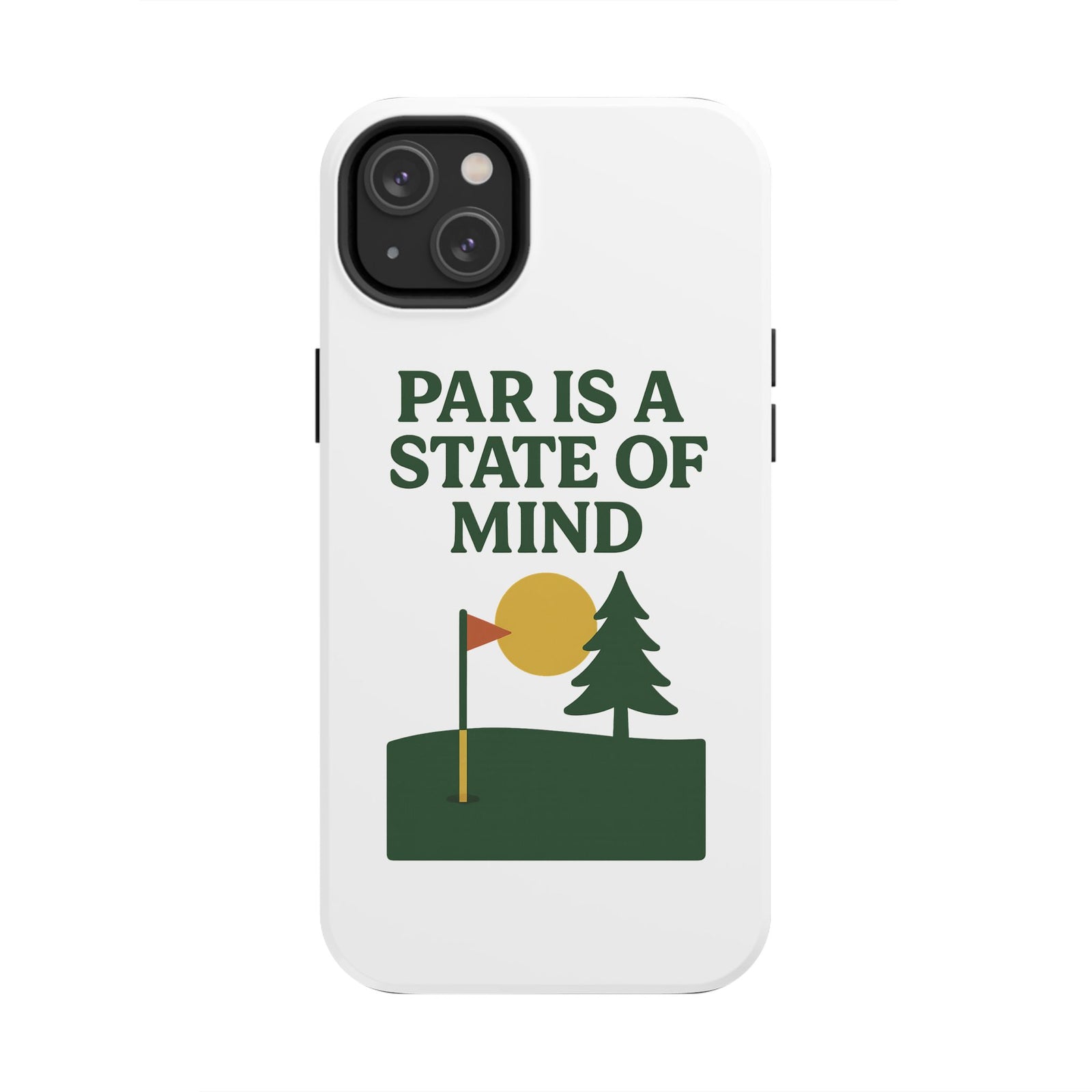 Par & Pine State of Mind Phone Case — Par & Pine original golf design, view 4