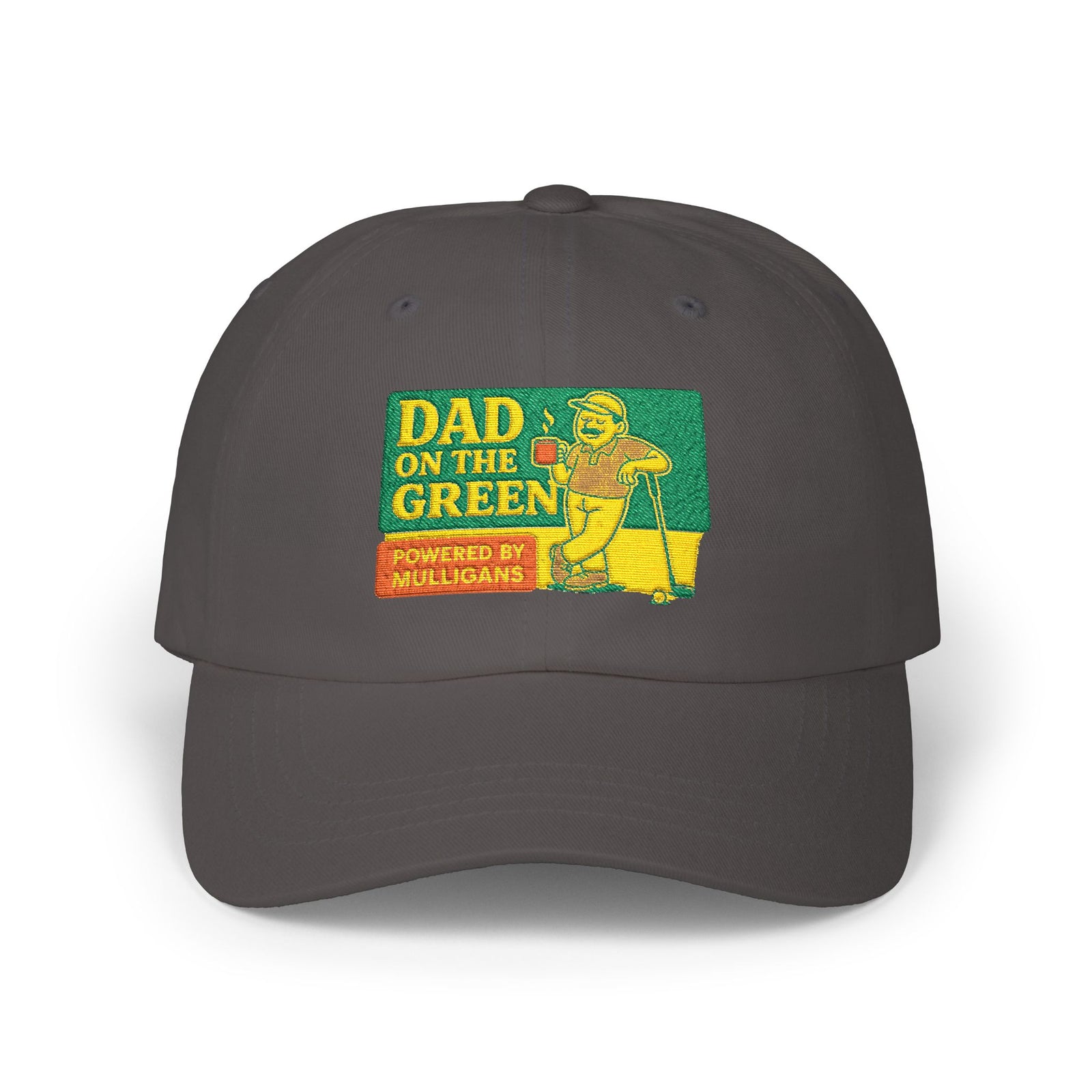 Par & Pine Dad on the Green Dad Cap — Par & Pine original golf design, view 9