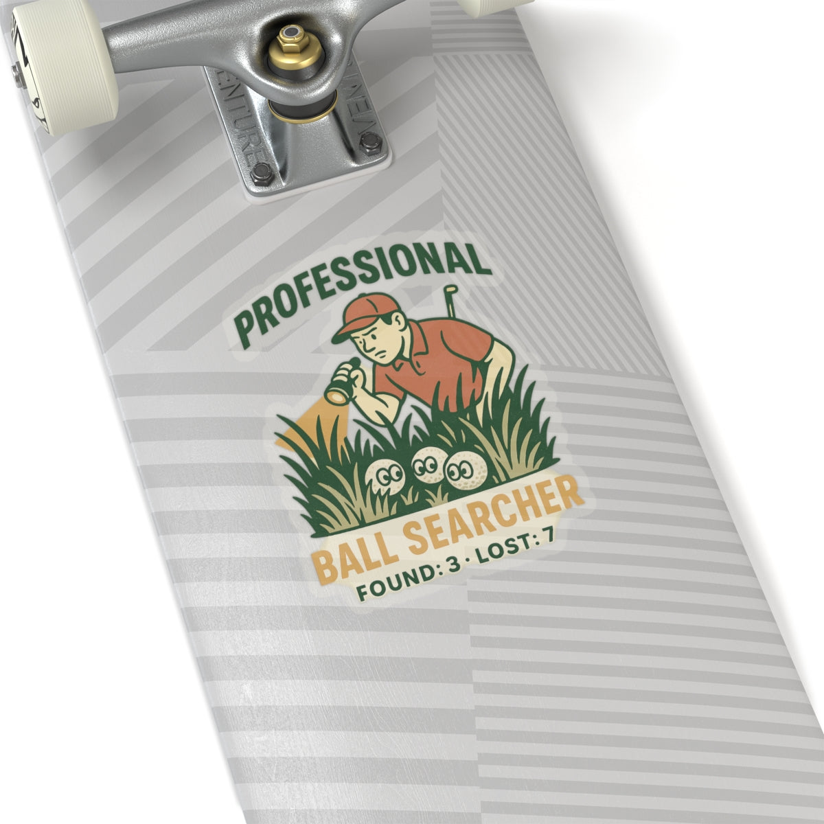 Professional Ball Searcher Sticker — Par & Pine original golf design, view 21