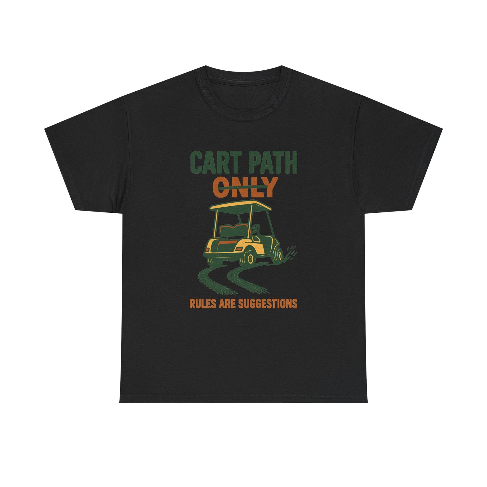 Cart Path Only Tee — Par & Pine original golf design, view 2