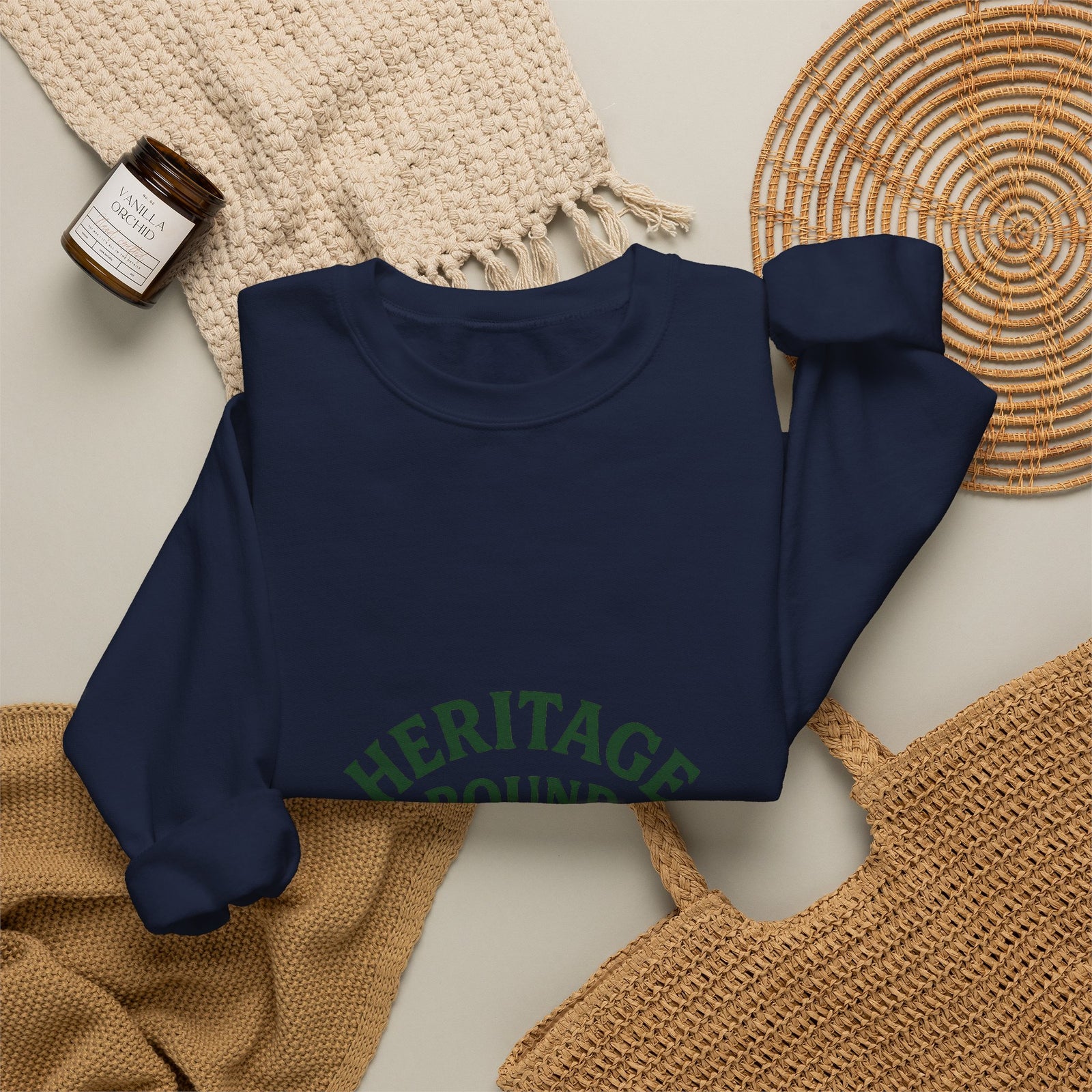 Par & Pine Heritage Round Crewneck — Par & Pine original golf design, view 20