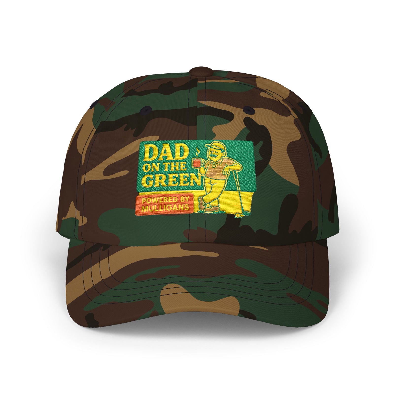 Par & Pine Dad on the Green Dad Cap — Par & Pine original golf design, view 4