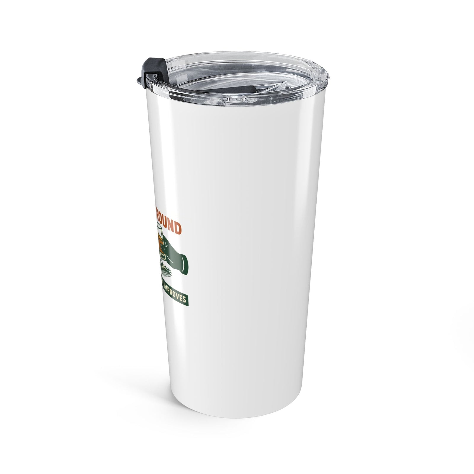 Par & Pine After the Round Tumbler — Par & Pine original golf design, view 4