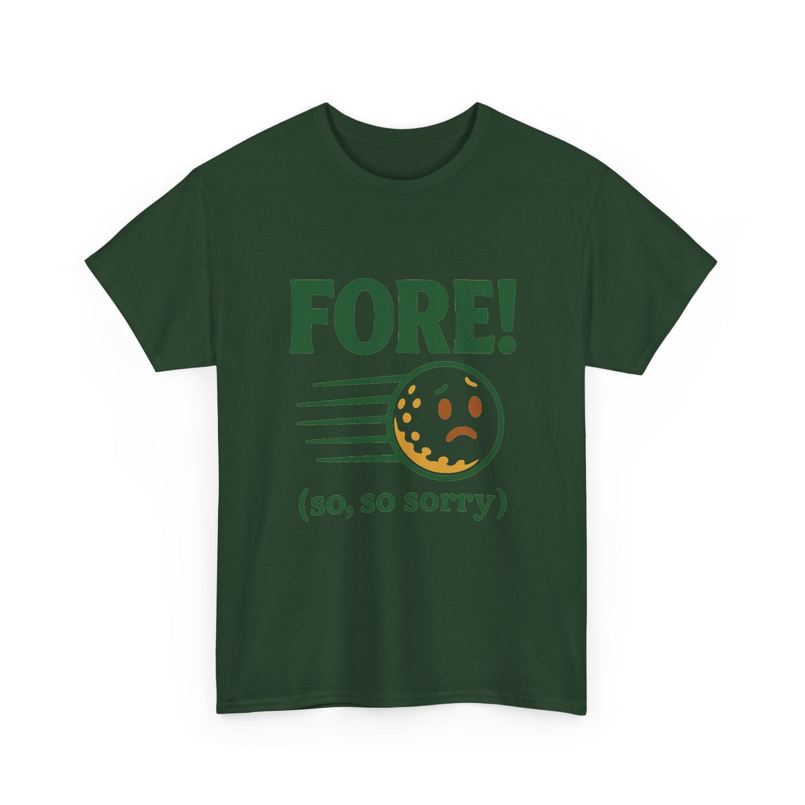 Fore! So Sorry Tee — Par & Pine original golf design, view 24