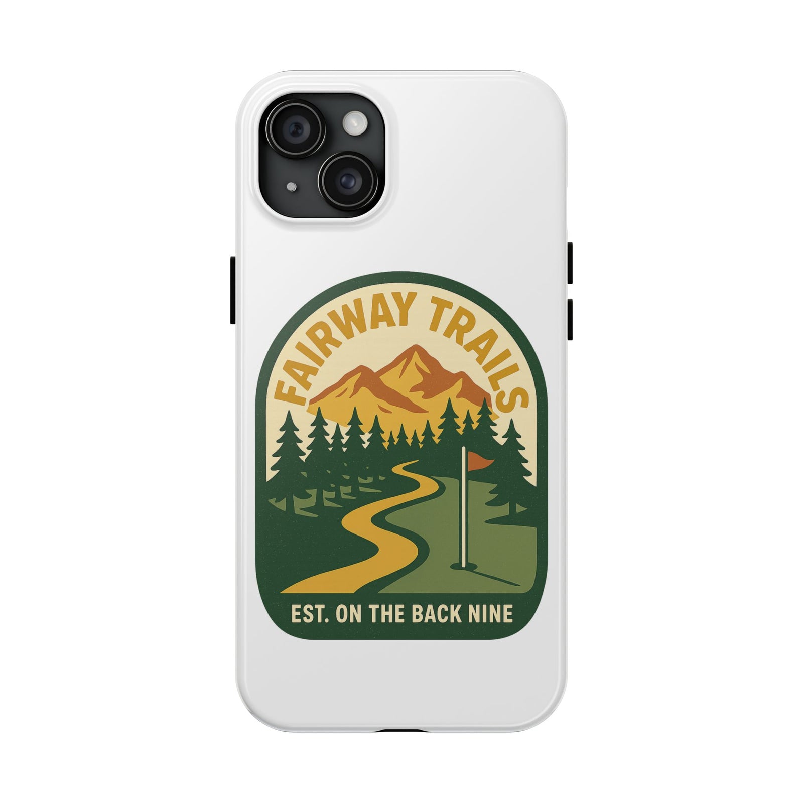 Par & Pine Fairway Trails Phone Case — Par & Pine original golf design, view 7