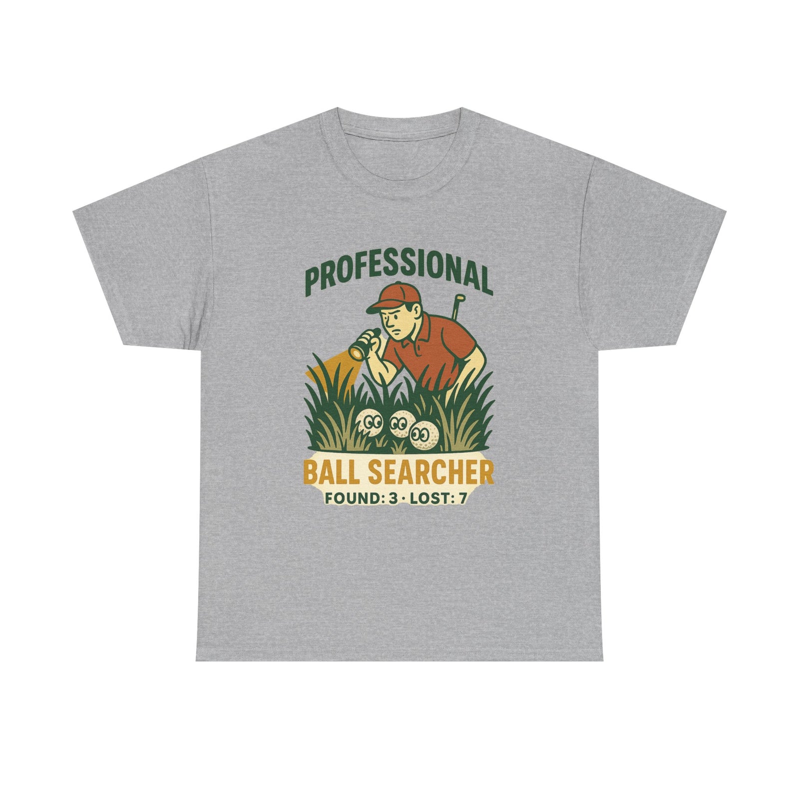 Professional Ball Searcher Tee — Par & Pine original golf design, view 8